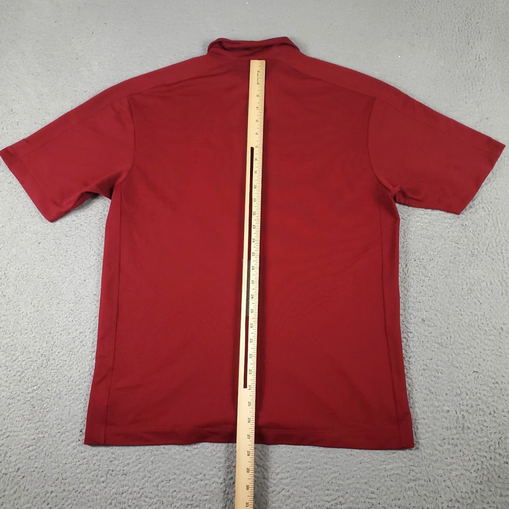 Nike VINTAGE is not applicable; Nike Polo Shirt Mens Medium Red Swoosh Golf Casual Short Sleeve Size US M / EU 48-50 / 2 - 4 Thumbnail