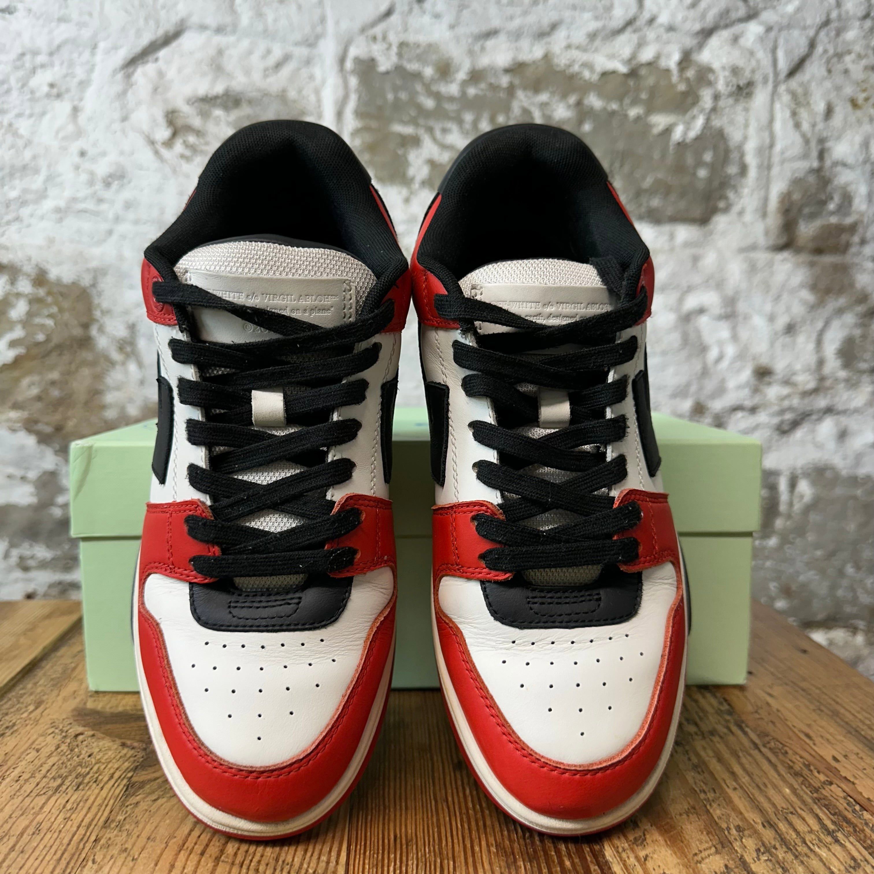 Off-White Off-White Out Of Office Black White Red Sneaker Sz 6.5 (39) Size US 6.5 / EU 39-40 - 3 Thumbnail
