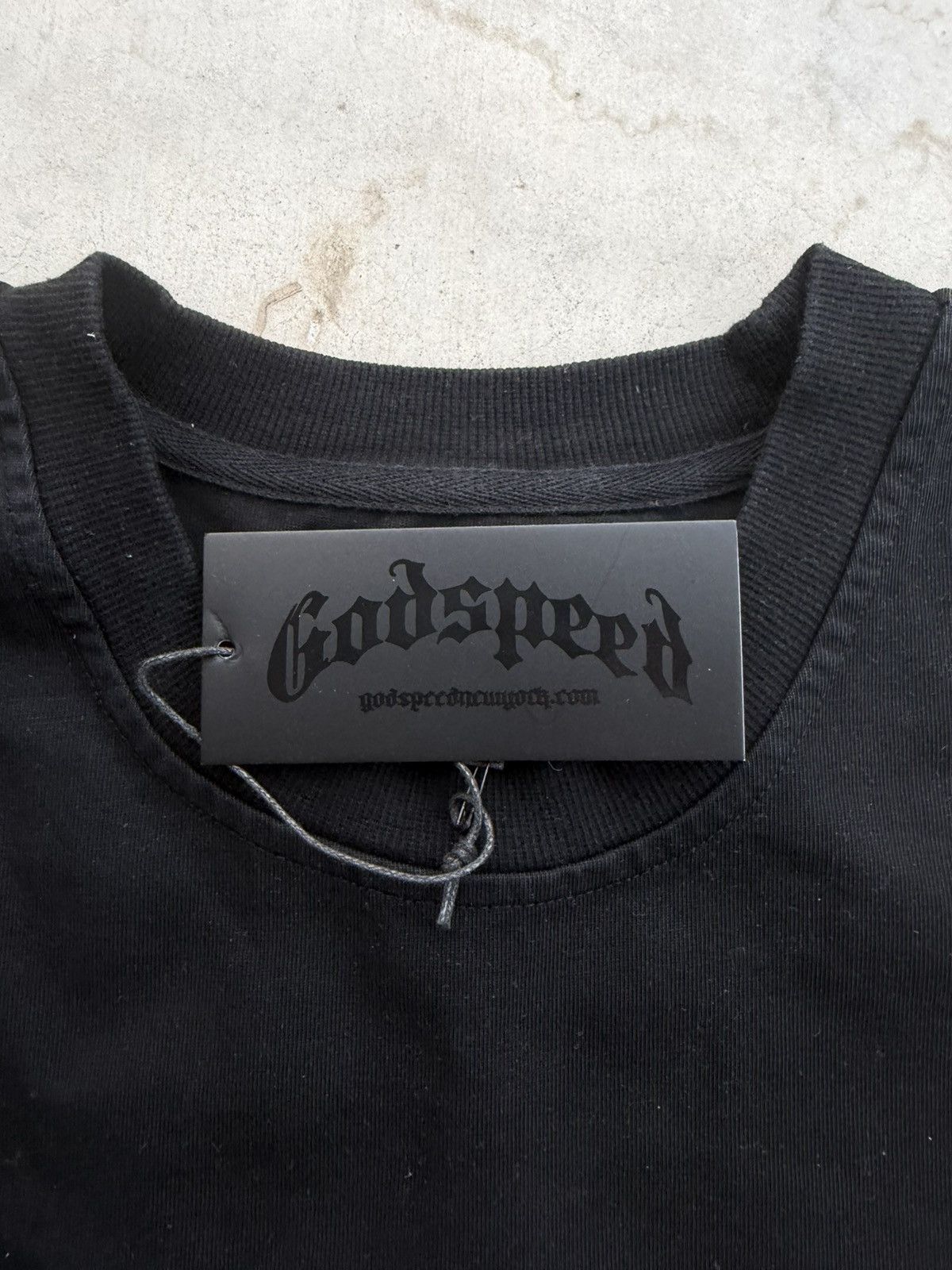 Godspeed Godspeed New Age Logo T-Shirt – Black Medium Size US M / EU 48-50 / 2 - 5 Thumbnail