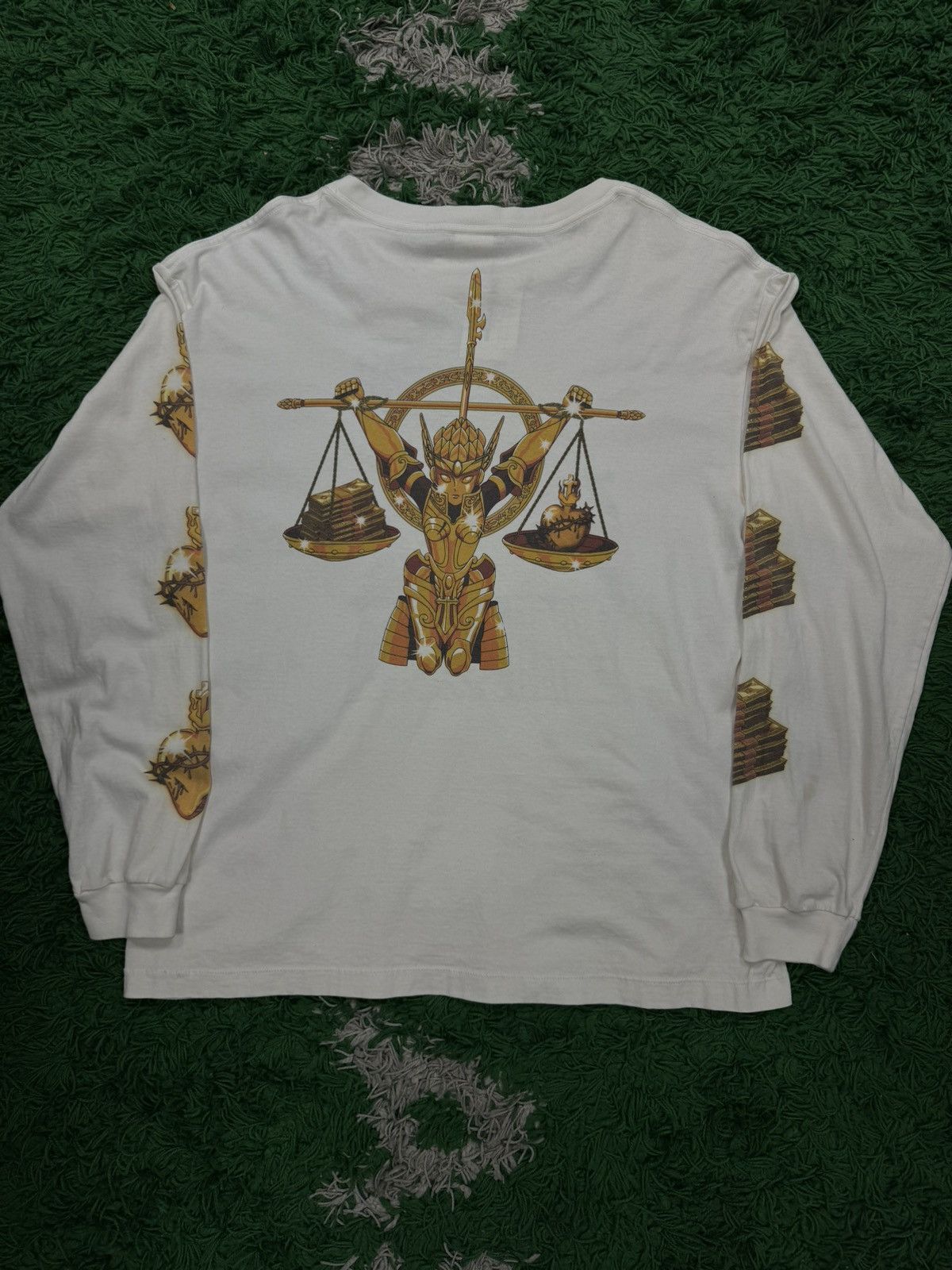 Saint Michael Saint Mx L/S Tee White Golden Armor Large Size US L / EU 52-54 / 3 - 2 Thumbnail