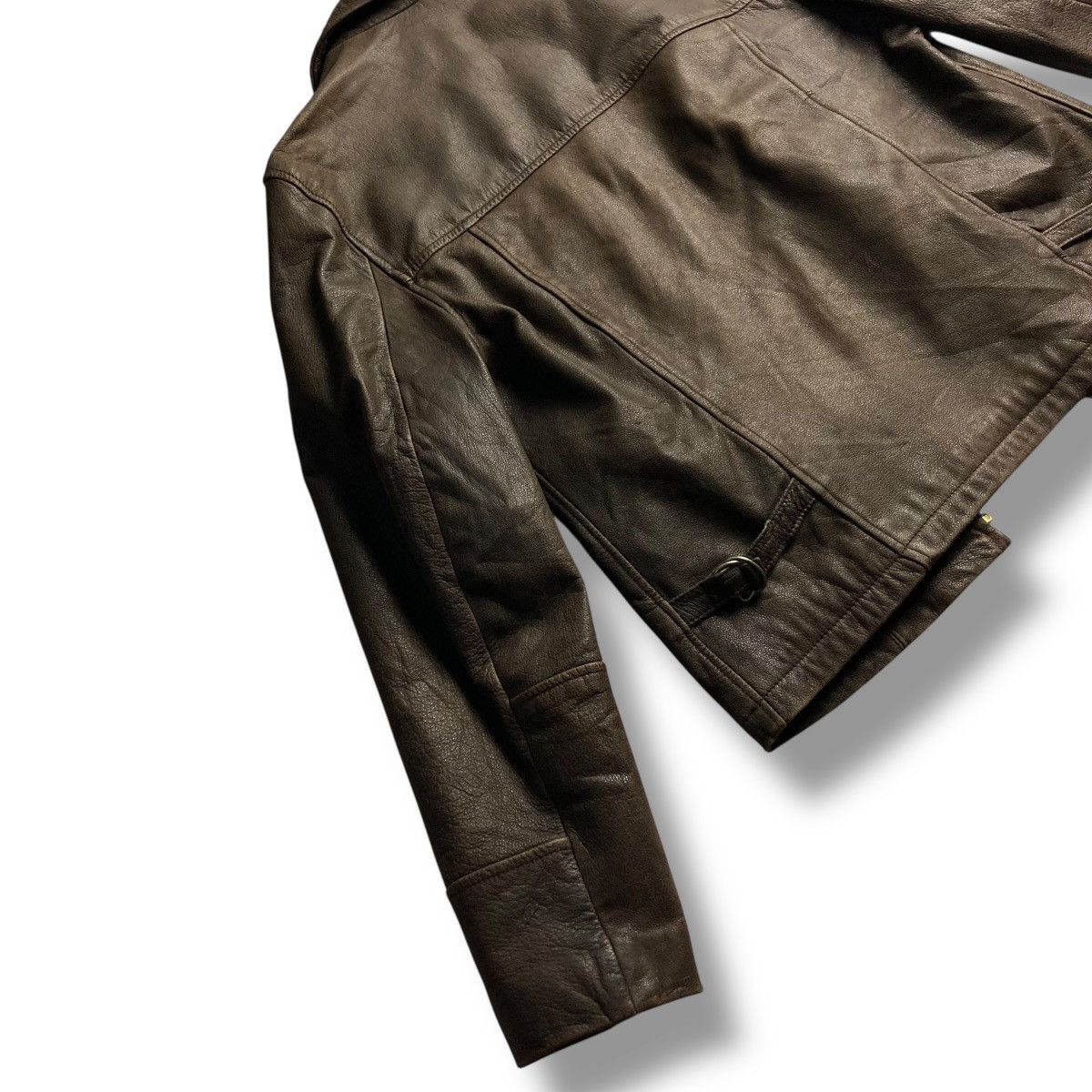 Hysteric Glamour 🇯🇵 NAKEQ QUEEN BUCKLE WAIST COWHIDE GENUINE LEATHER JACKET Size M / US 6-8 / IT 42-44 - 9 Thumbnail