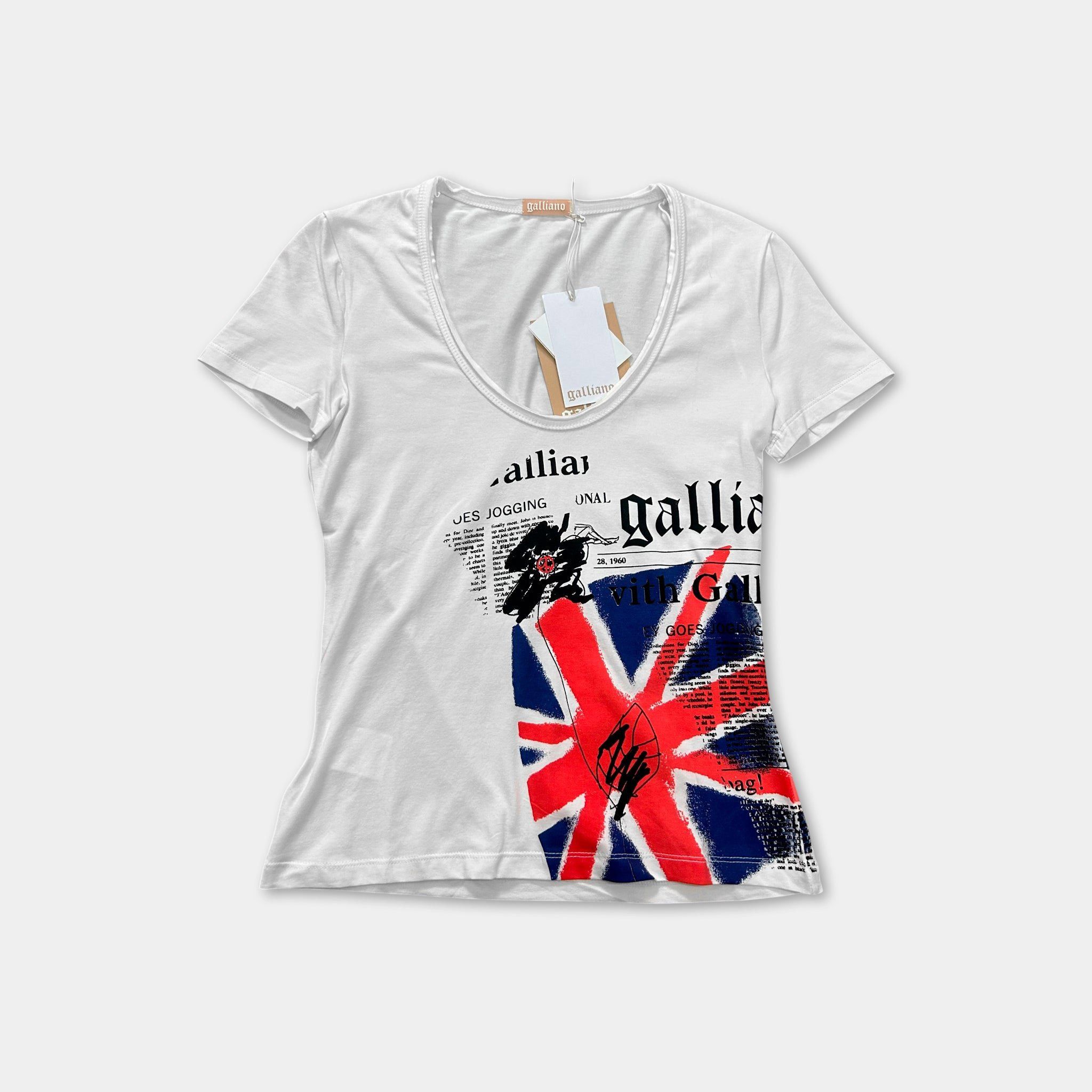 Other Galliano UK Newspaper T-Shirt Size S / US 4 / IT 40 - 1 Thumbnail