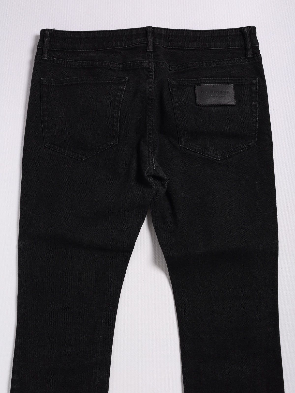 Burberry Burberry Selvedge Nova Check Denim Jeans Pants Black Size 29" - 12 Thumbnail