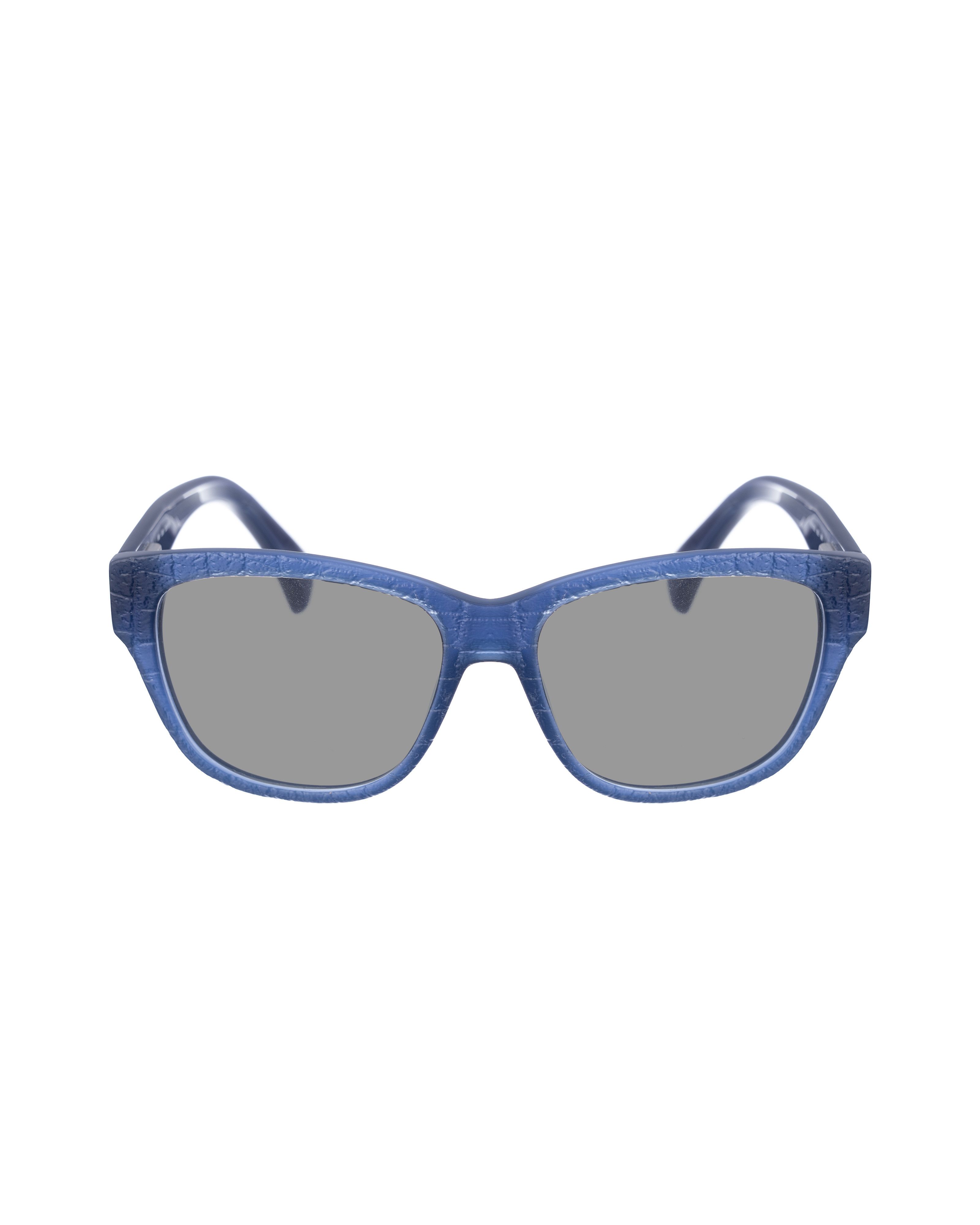 Alexander McQueen '90s Cobalt Blue Oversized Sunglasses
