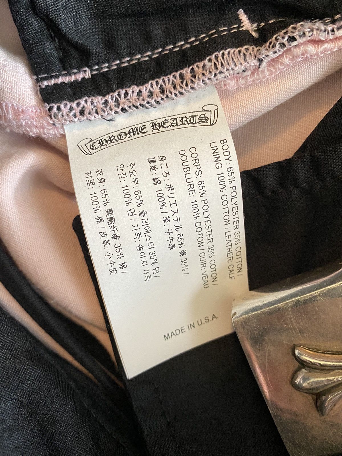 Chrome Hearts Chrome Hearts 1 of 1 Pink 99 Eyez Matty Boy Chino Pants Size US 29 - 11 Thumbnail