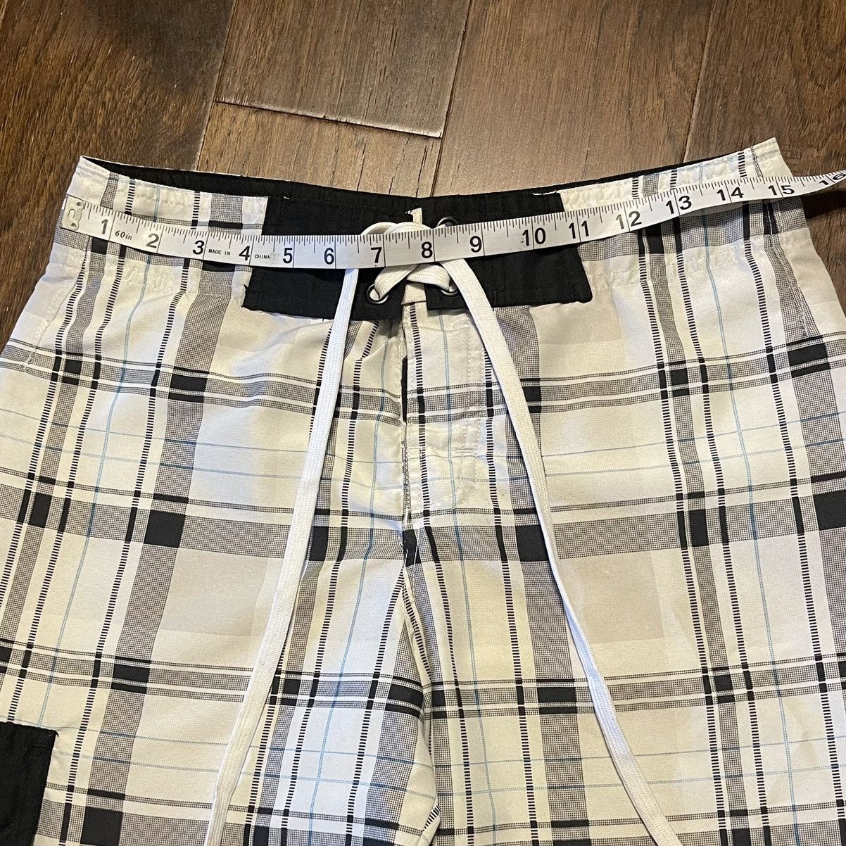 Carbon Carbon Plaid Cargo Swim Board Shorts Pockets Size US 28 / EU 44 - 7 Thumbnail