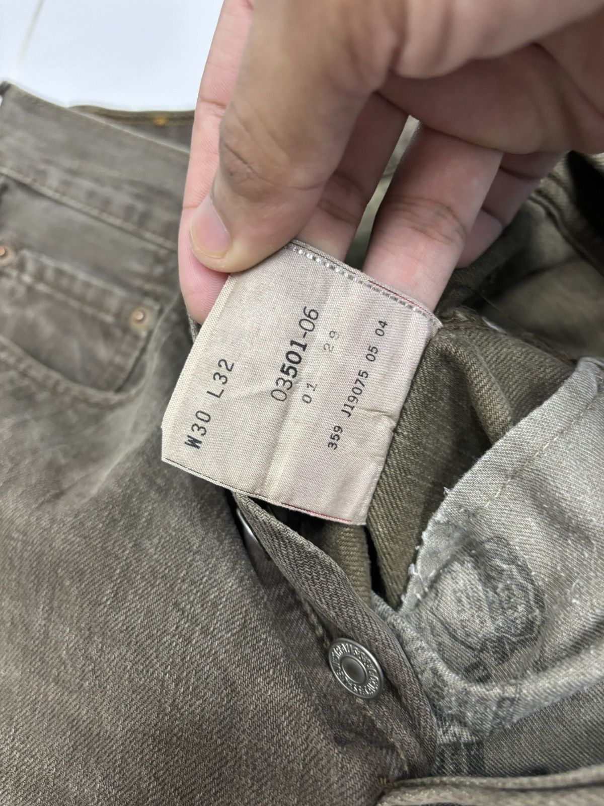 Kapital THRASHED Rusty Brown Levis 501 Distress Denim Rick Owens Size US 30 / EU 46 - 10 Thumbnail