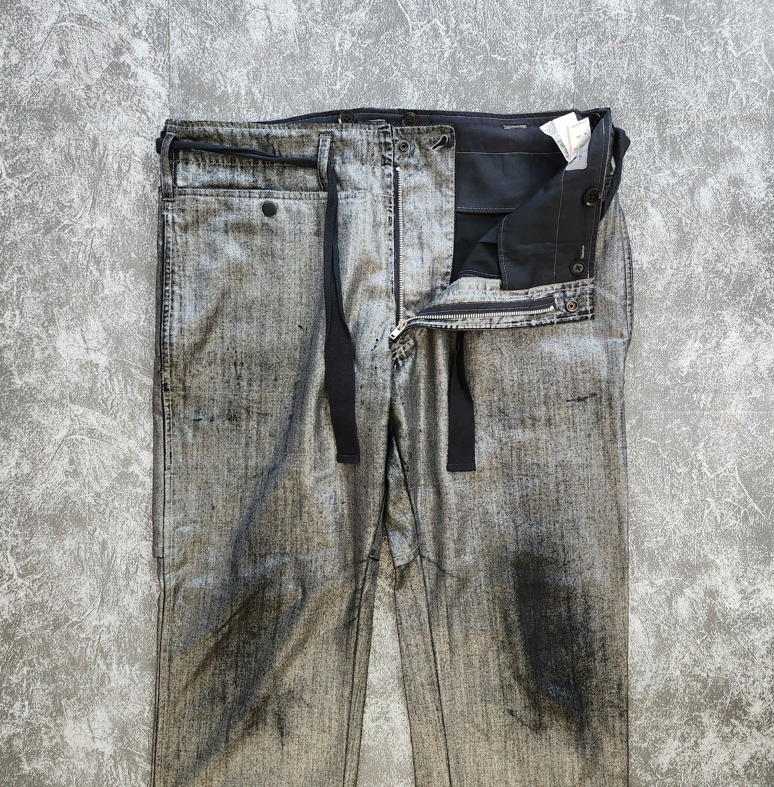 Yohji Yamamoto Yohji Yamamoto SS2007 runway metallic trousers Size US 32 / EU 48 - 4 Thumbnail