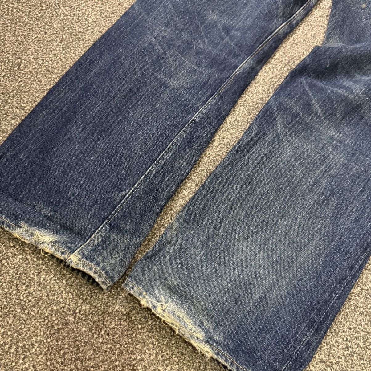 Sugar Cane Vintage 90s Archival Selvedge Sugarcane Indigo Denim Size US 28 / EU 44 - 10 Thumbnail