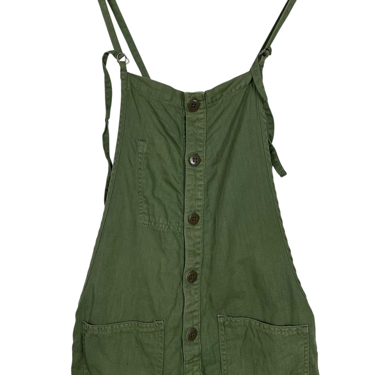 Johnbull JOHNBULL Work Green Sleeveless Jumpsuit W34 #1924-C84 Size US 34 / EU 50 - 7 Thumbnail