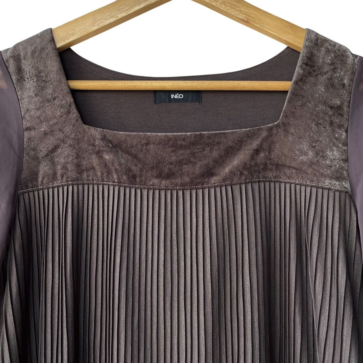 Japanese Brand Inéd Homme Japan Yohji Tri-Blend Designer Tops Size M / US 6-8 / IT 42-44 - 3 Thumbnail
