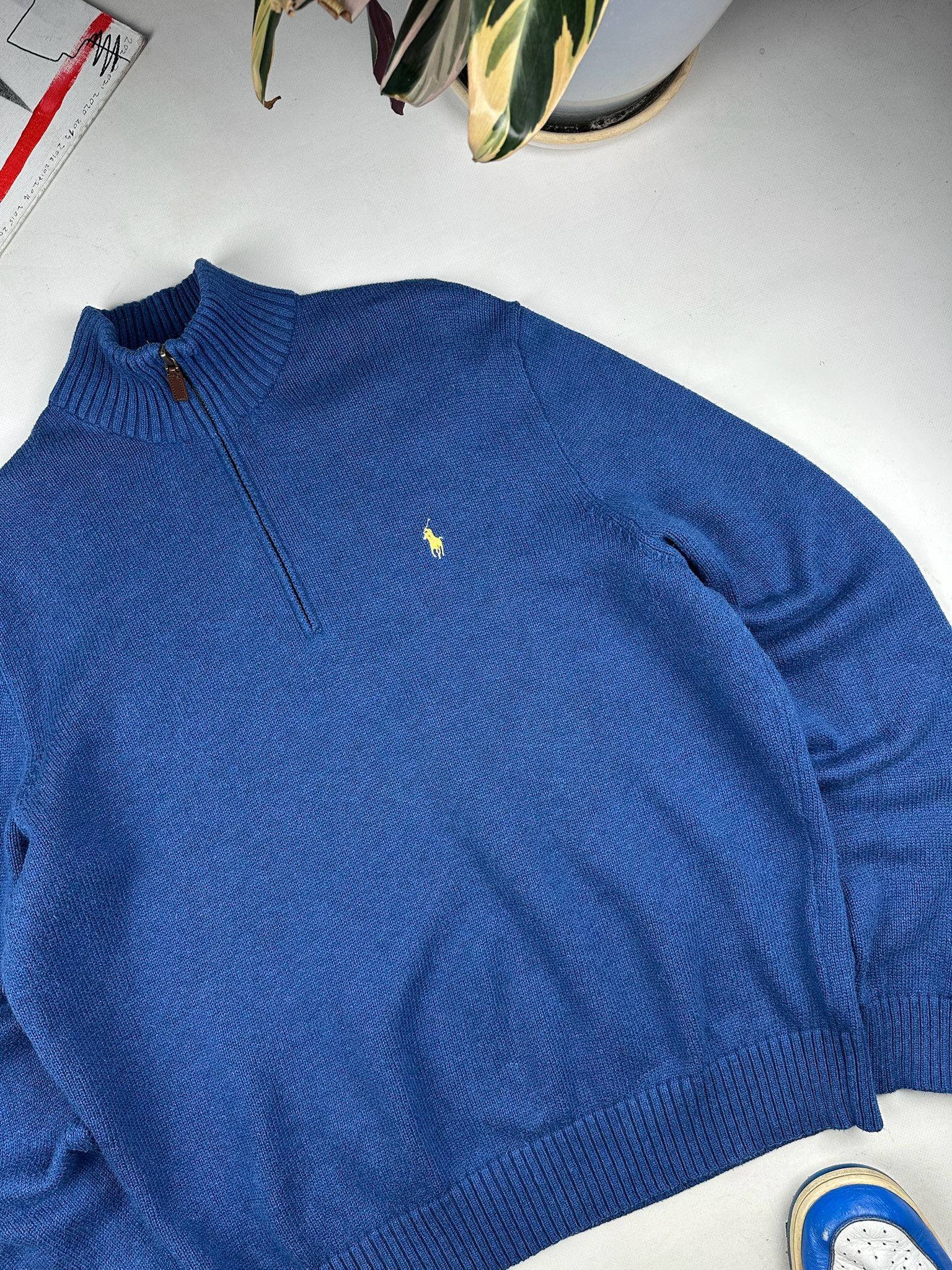 Polo Ralph Lauren Polo Ralph Lauren Sweater Quarter Zip Retro 90s Size US XL / EU 56 / 4 - 3 Thumbnail