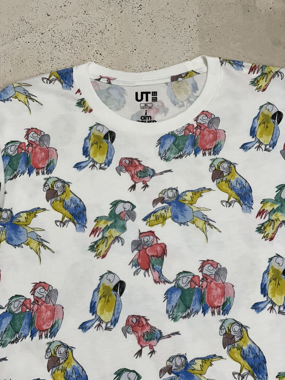 Billionaire Boys Club Uniqlo I Am Other by Pharrell Williams Icecream Parrot Print Size US XL / EU 56 / 4 - 6 Thumbnail