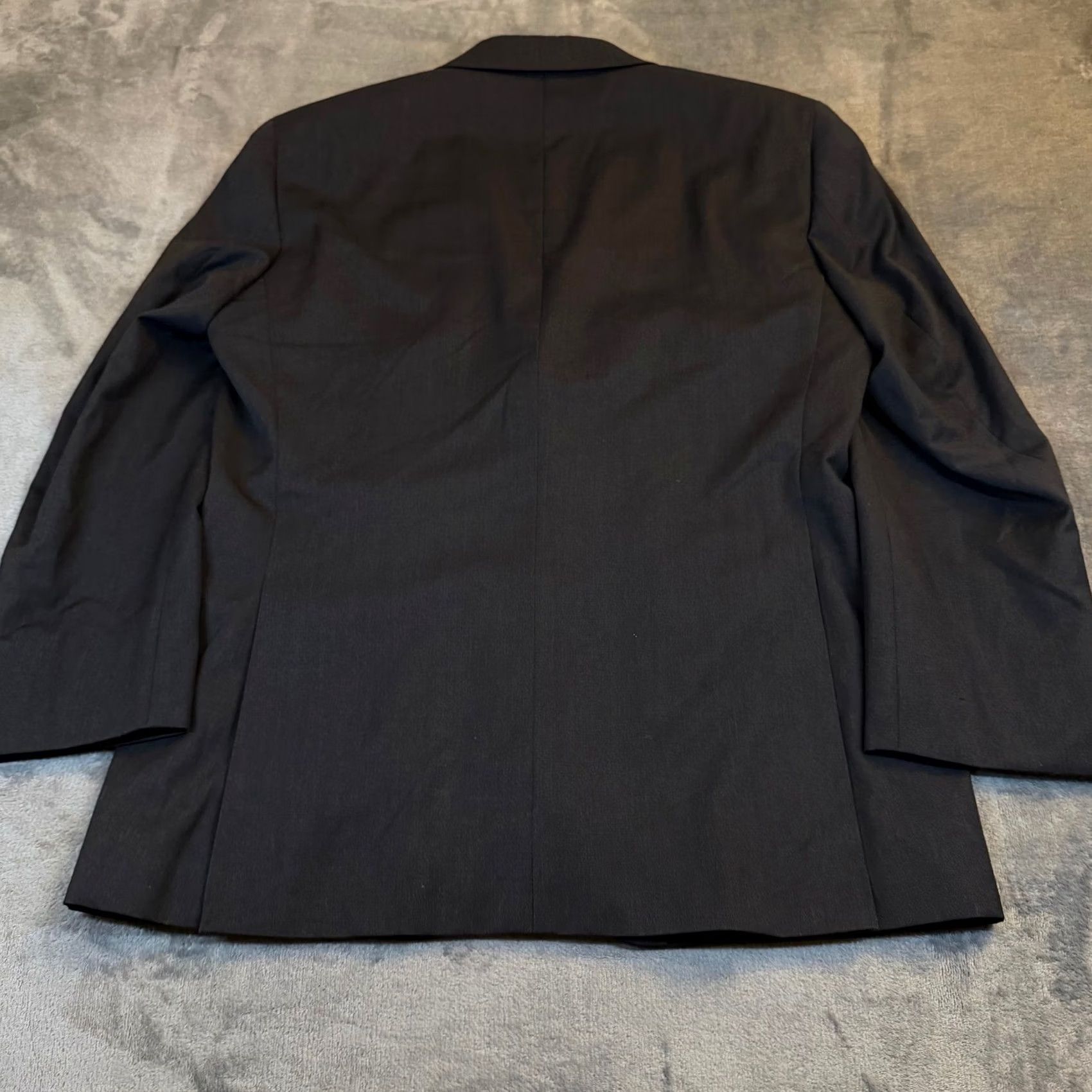 Jos. A. Bank Jos. A. Bank Traveler Collection Suit Mens 42 Regular Black Wool Two Button 36x29" Size 42R - 7 Thumbnail