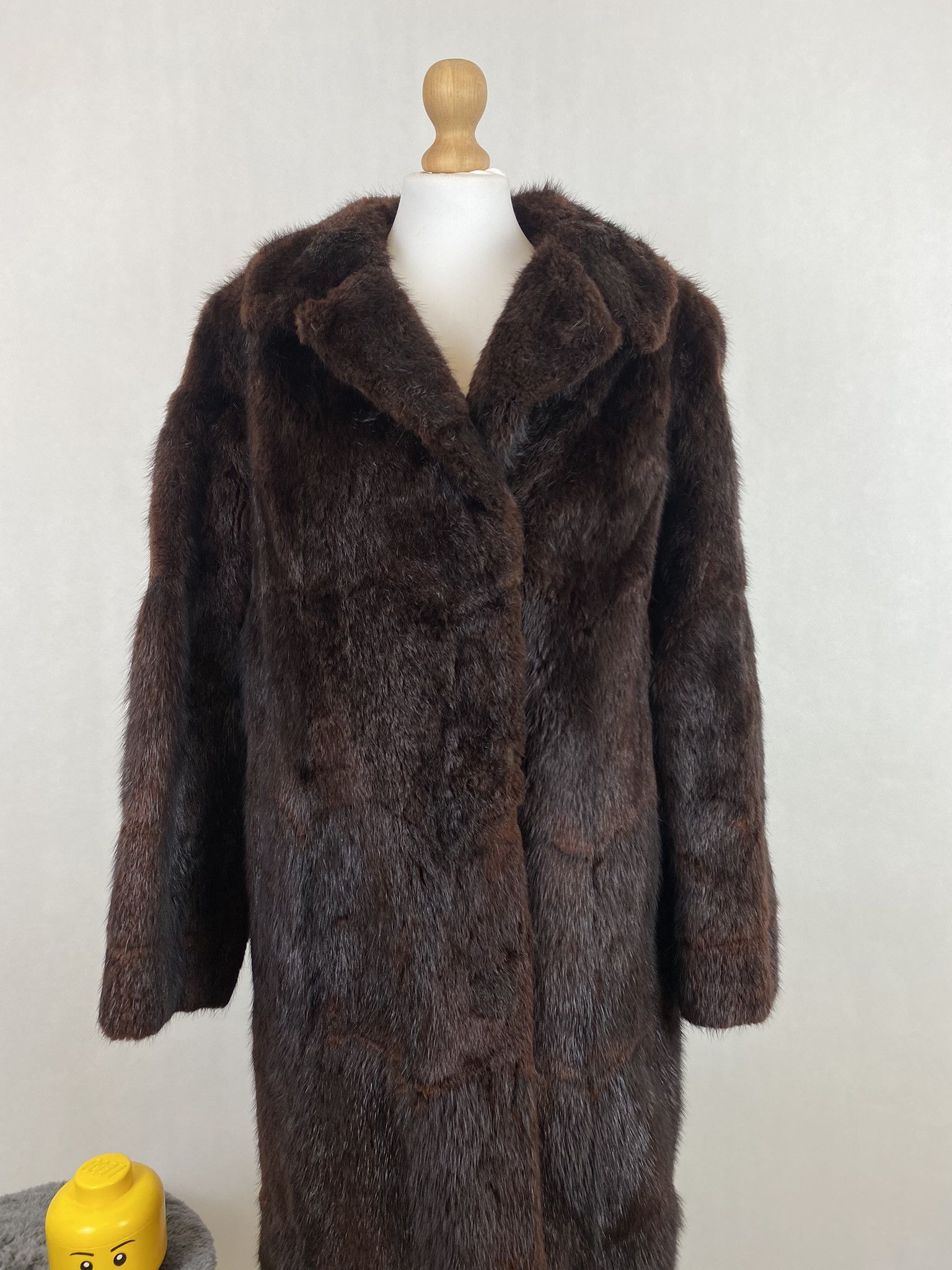 Vintage real fur coat heavy natural beautiful archive style heavy Size L / US 10 / IT 46 - 2 Thumbnail