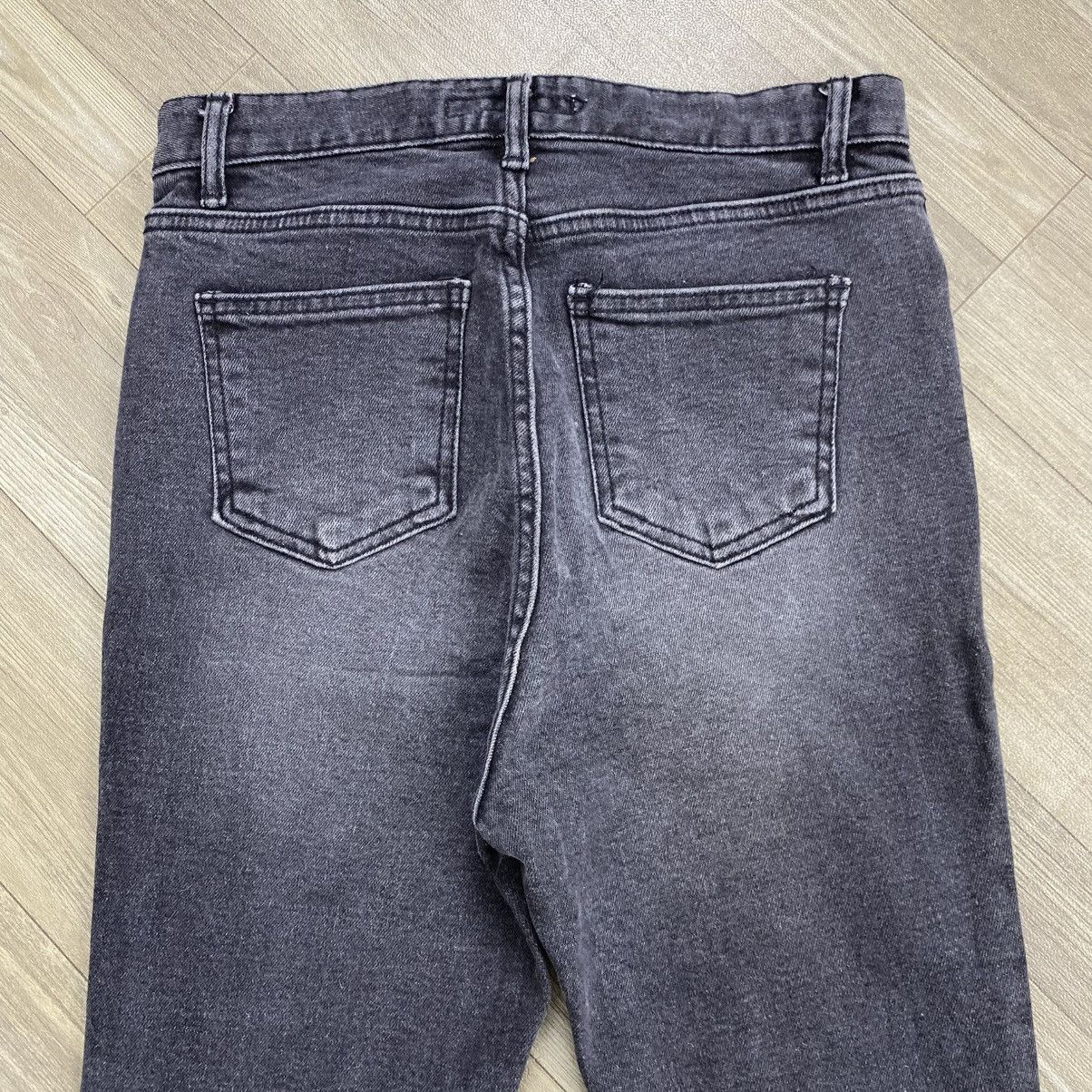 Japanese Brand 2000s Light And Salt Black Washed Y2K Lgb Style Flared Jeans Size US 27 - 10 Thumbnail