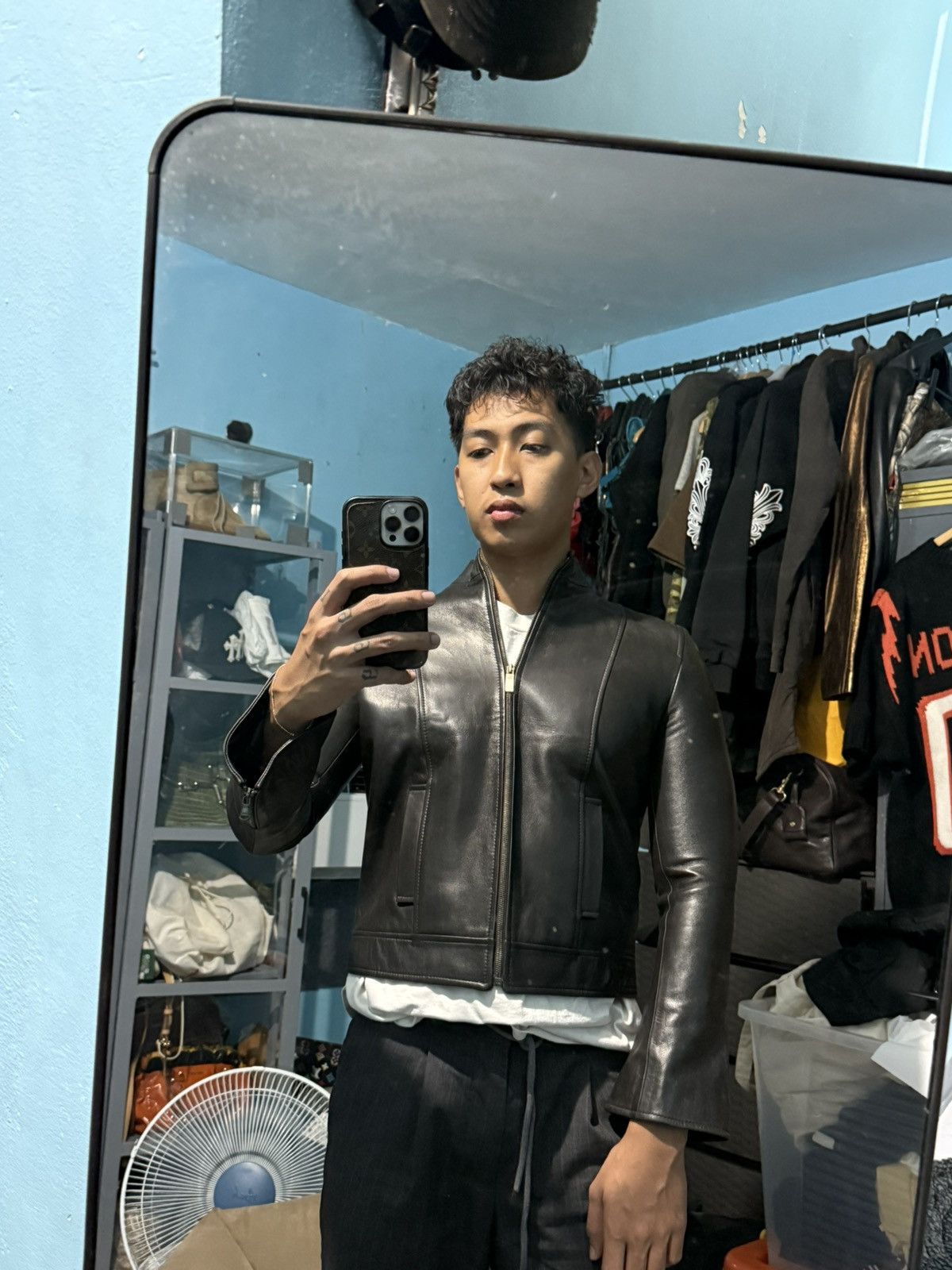 Gucci Gucci By Tom ford 1997 Flared Sleeve - Leather Jacket Size M / US 6-8 / IT 42-44 - 19 Thumbnail