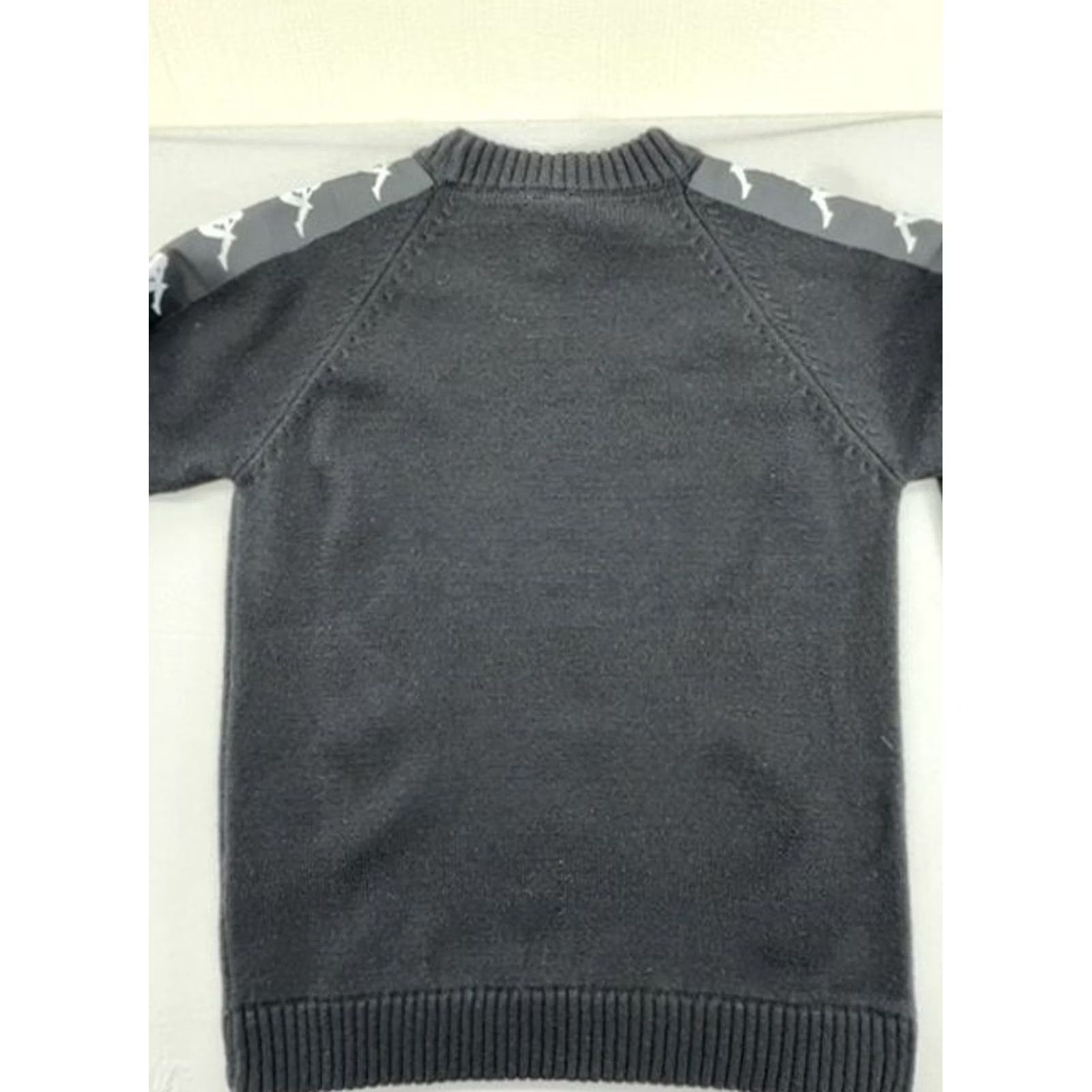 Kappa Kappa Unisex Crewneck Sweater Black Medium Long Sleeve Logo Knit Size US M / EU 48-50 / 2 - 2 Thumbnail