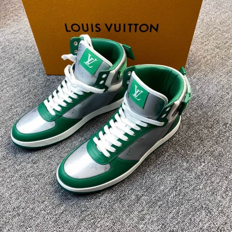 Louis Vuitton Louis Vuitton Rivoli High-Top Fashion Sneakers 0079 Size US 7.5 / EU 40-41 - 1 Thumbnail