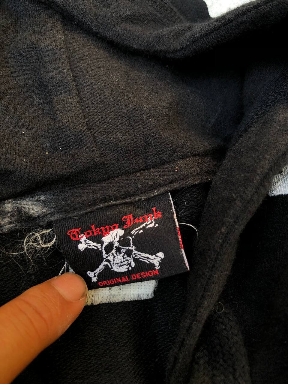Japanese Brand × Vintage Japanese Brand Tokyo Punk Skeleton Zipper Hoodie Size US M / EU 48-50 / 2 - 7 Thumbnail