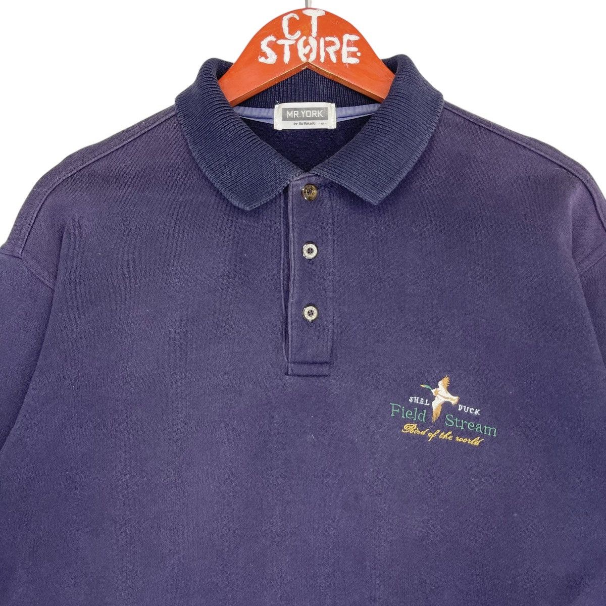 Vintage Vintage Field Stream Shel Duck Button Sweatshirt Size M Size US M / EU 48-50 / 2 - 3 Thumbnail
