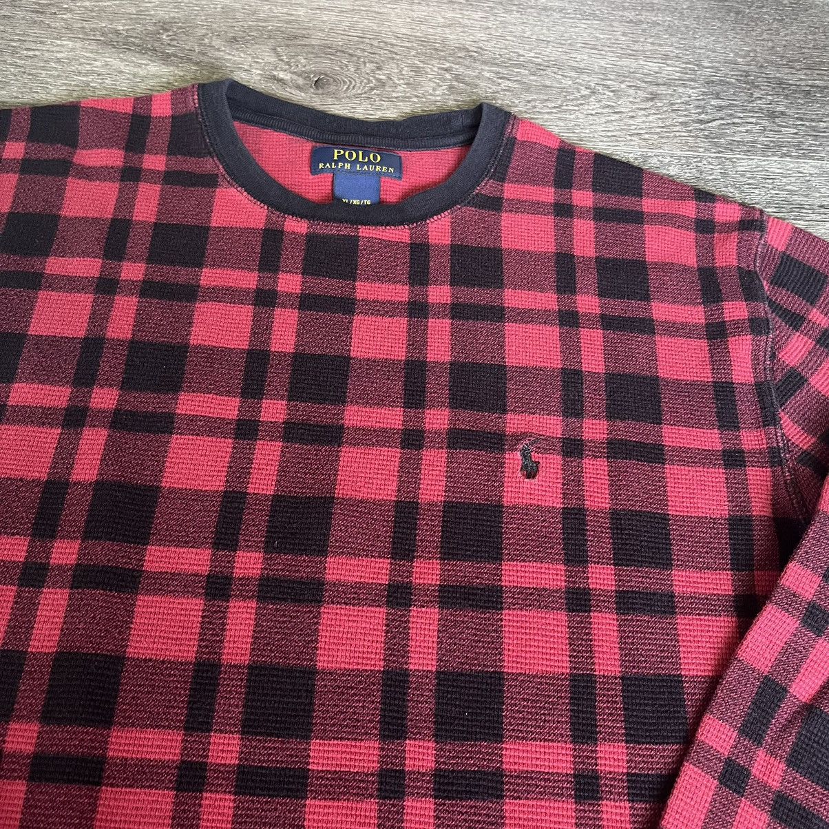 Polo Ralph Lauren Vintage Polo Ralph Lauren Basic Logo Thermal Longsleeve Tee Size US XL / EU 56 / 4 - 2 Thumbnail