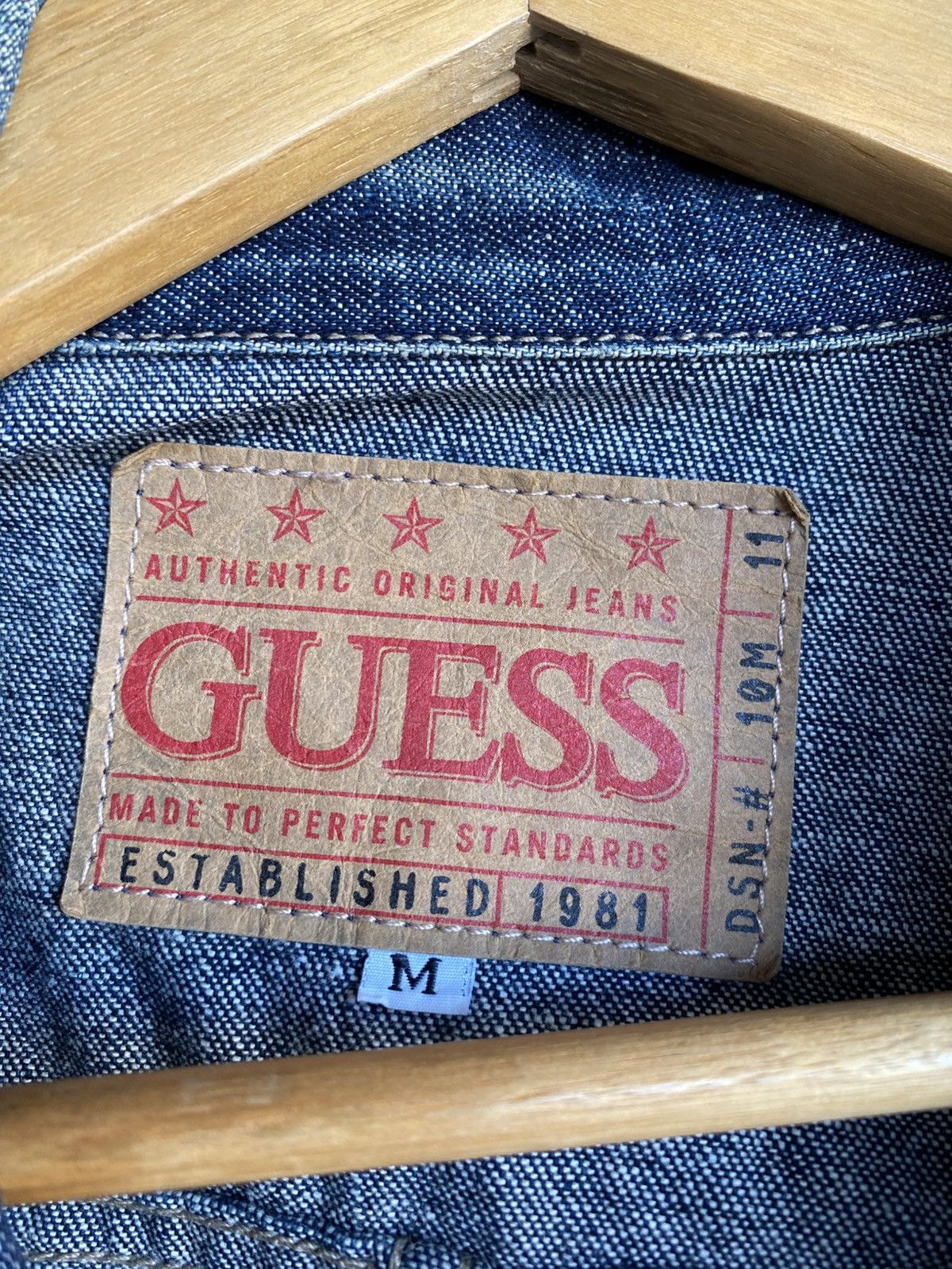 Guess Vintage GUESS Denim Jacket Made in USA Blue Jean Jacket Size US M / EU 48-50 / 2 - 14 Thumbnail