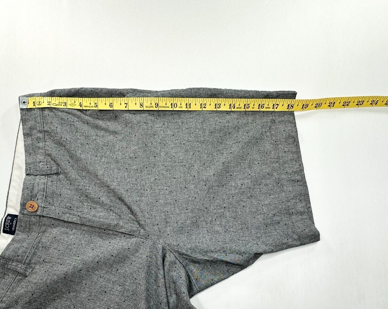 J.Crew J Crew Gramercy Flat Cotton Chino Shorts Mens Gray 33W Size US 33 - 7 Thumbnail