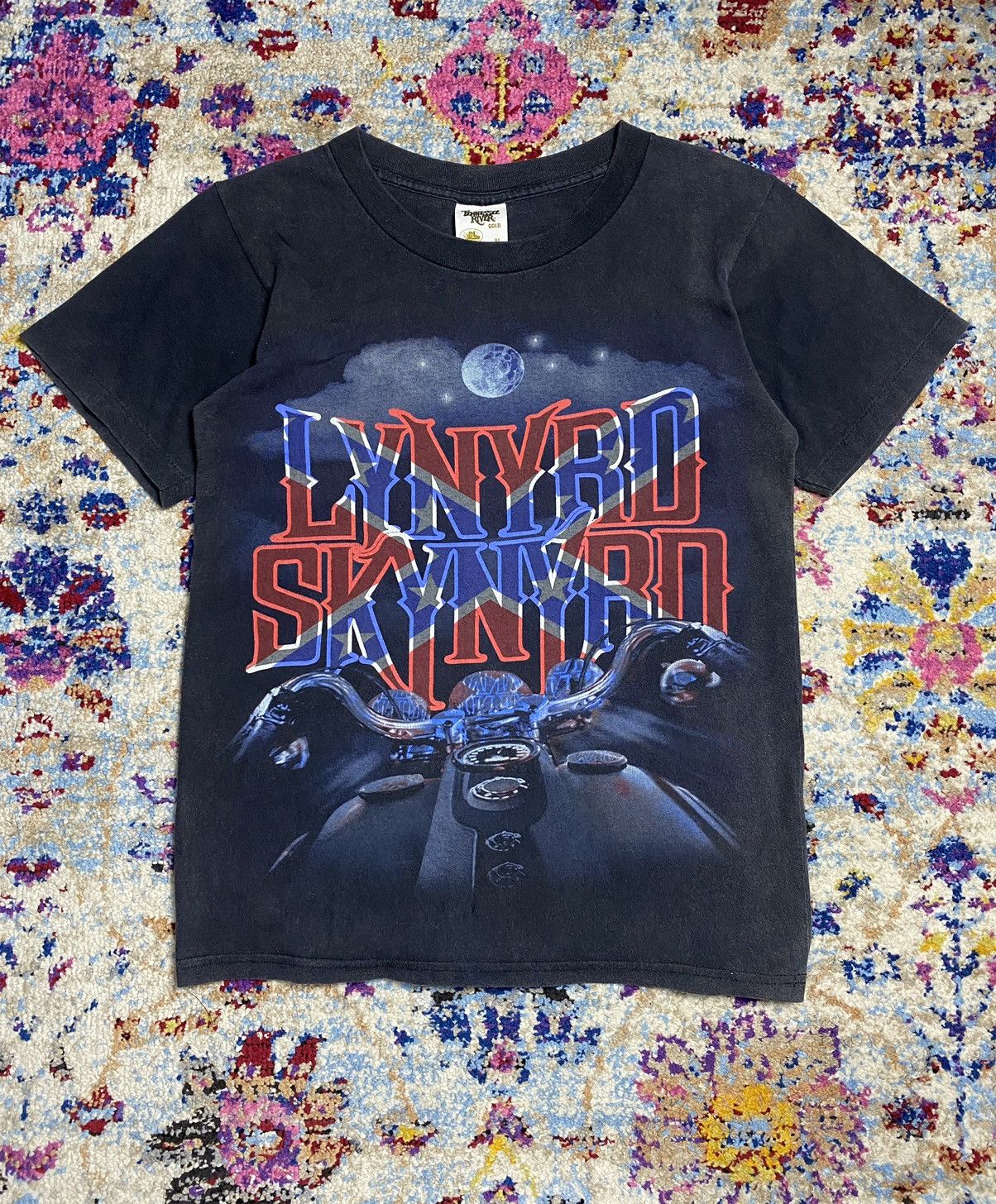 Band Tees × Vintage Vtg 90s Lynyrd Skynyrd 20 Anniversary Tour ss T Shirt Size US M / EU 48-50 / 2 - 1 Thumbnail