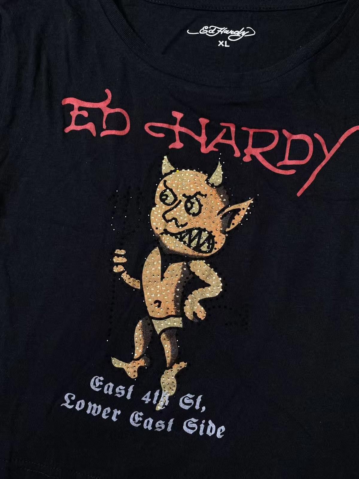 Ed Hardy Deadstock Ed Hardy Black Devil Baby T-Shirt X-Large Size XL / US 12-14 / IT 48-50 - 2 Thumbnail
