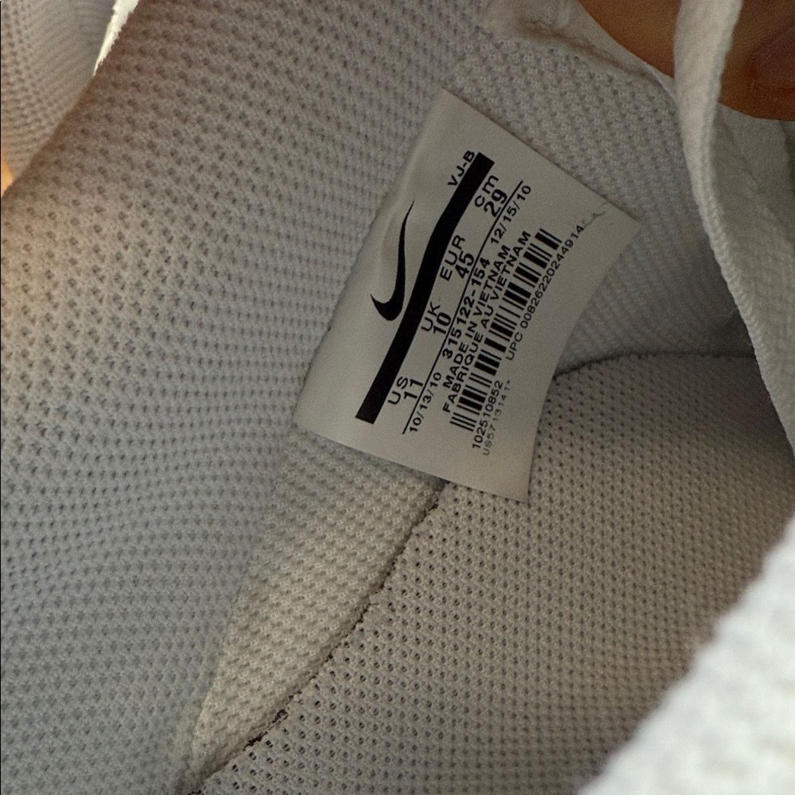 Nike 2010 Nike Air Force 1 White Black Patent Size US 11 / EU 44 - 8 Thumbnail