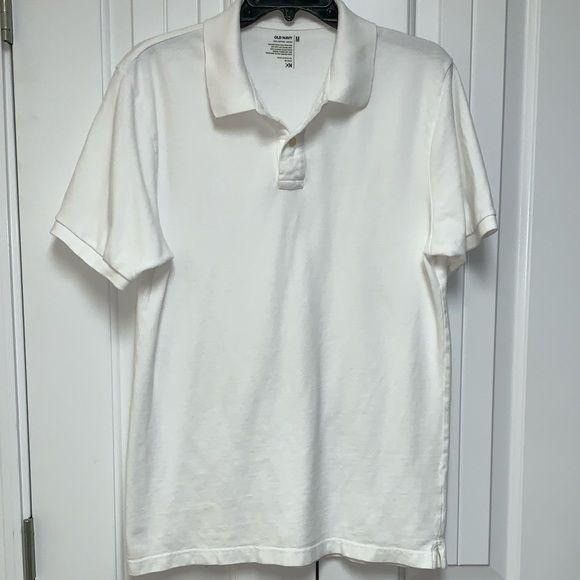 Old Navy Old Navy White Short Sleeve Polo Shirt Size US M / EU 48-50 / 2 - 1 Thumbnail