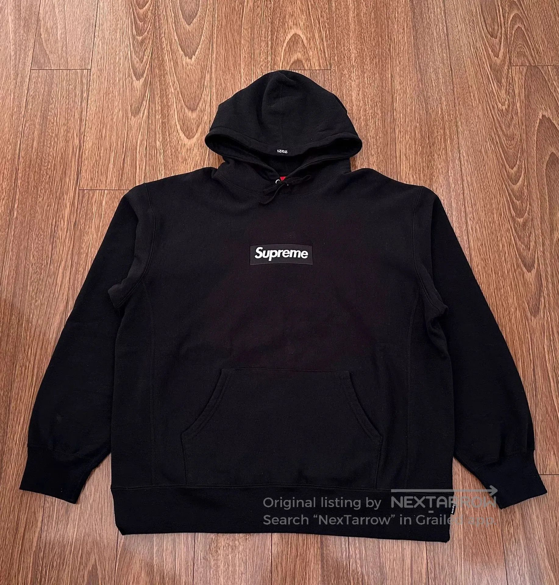 Supreme supreme box logo hooded sweatshirt black. Size US XL / EU 56 / 4 - 1 Thumbnail