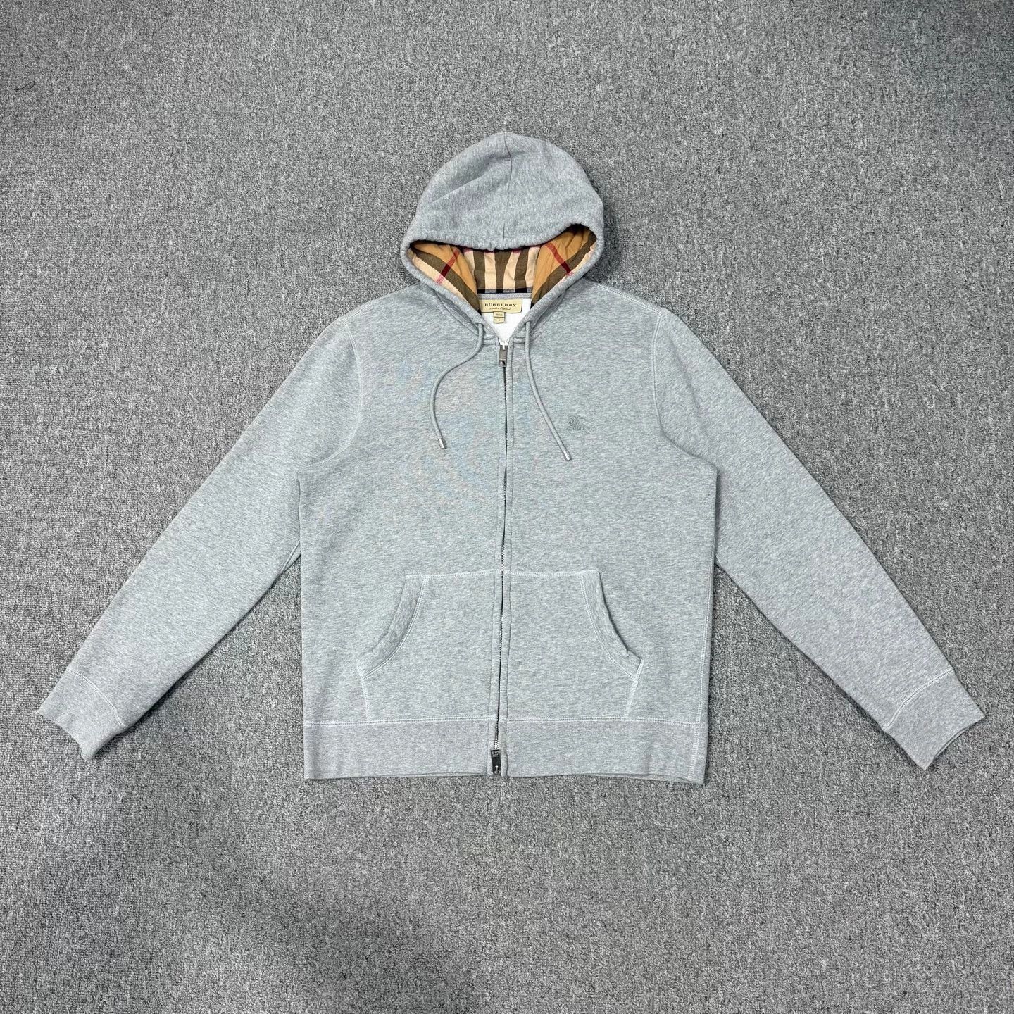 Burberry Burberry Gray Logo Zip Jacket L 99 New Size US L / EU 52-54 / 3 - 1 Thumbnail