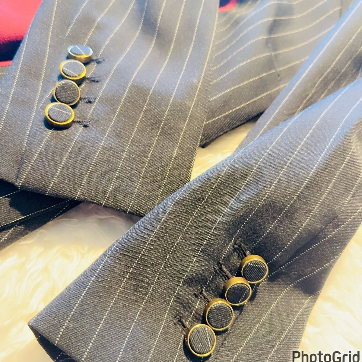 Zara ZARA Pinstriped Blazer Coat Size S / US 4 / IT 40 - 9 Thumbnail