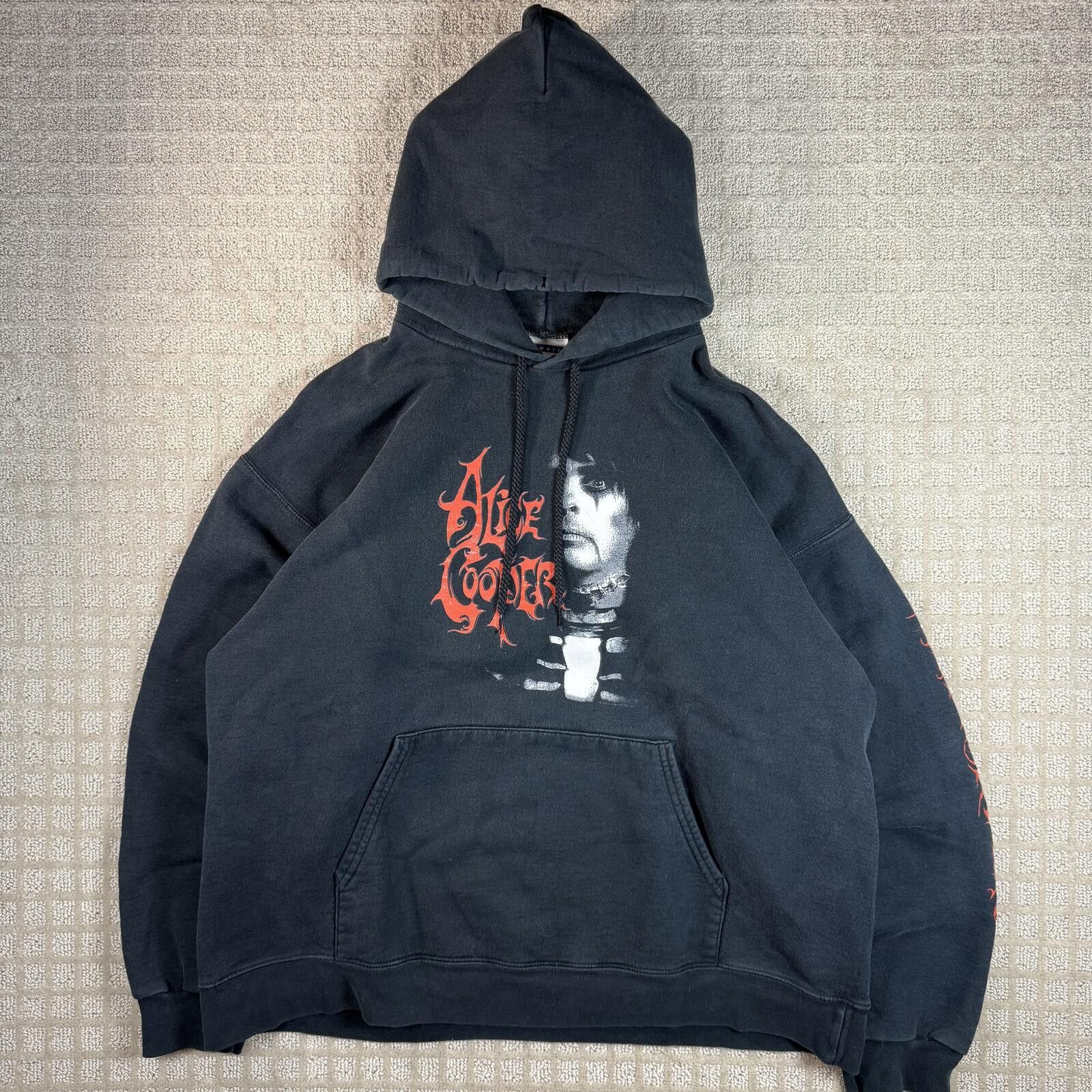 Hanes Vintage Alice Cooper Welcome To My Nightmare Hoodie Size US L / EU 52-54 / 3 - 1 Thumbnail