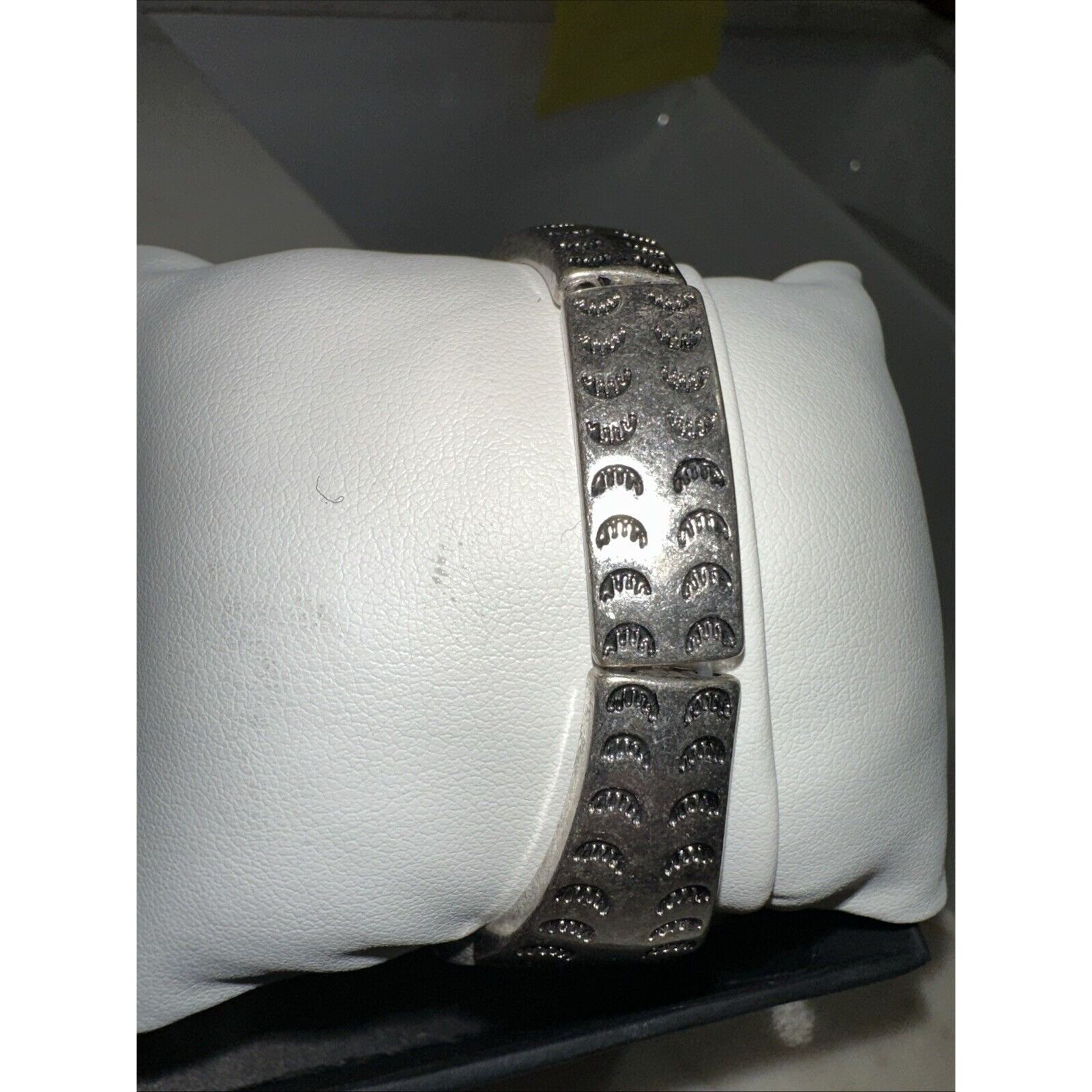 Other Blue Turquoise Silver Western Southwest Stretch Bracelet Ran Size ONE SIZE - 6 Thumbnail