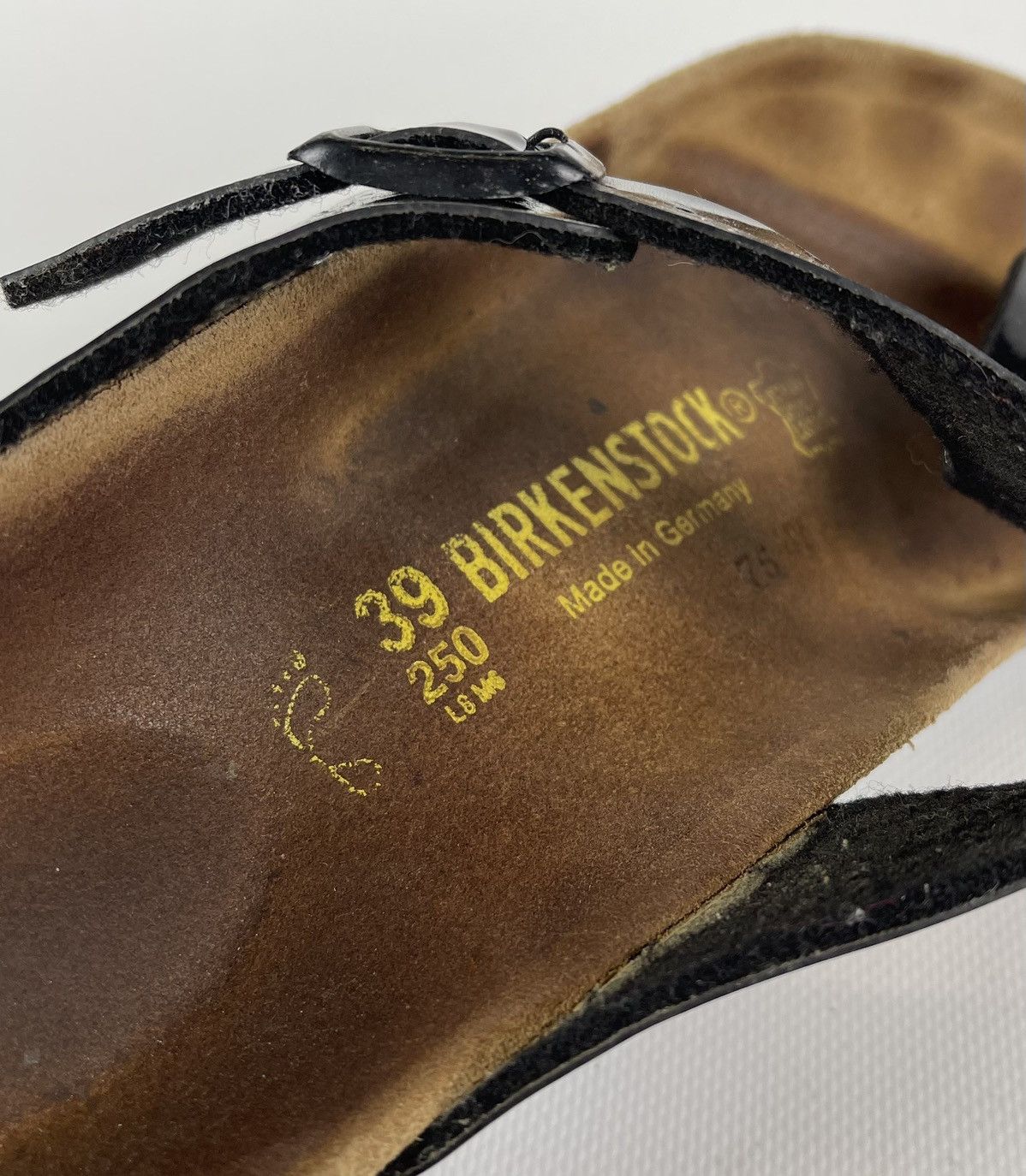 Birkenstock Birkenstock Gizeh Toe Post Slide Sandal Shoes Black 39 US8 Size US 8 / IT 38 - 12 Thumbnail