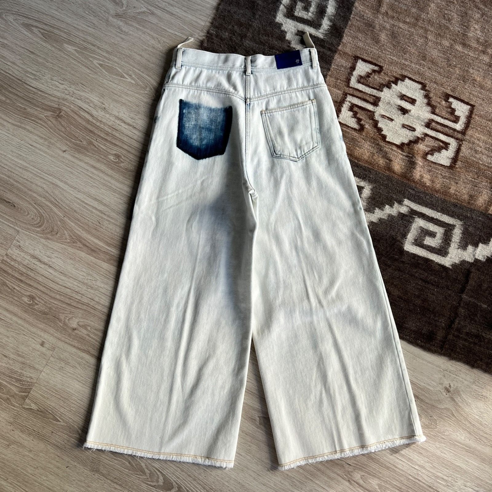 forte_forte Forte Forte Denim Set Jacket Wide Leg Pants Indigo Patch Wom Size L / US 10 / IT 46 - 11 Thumbnail