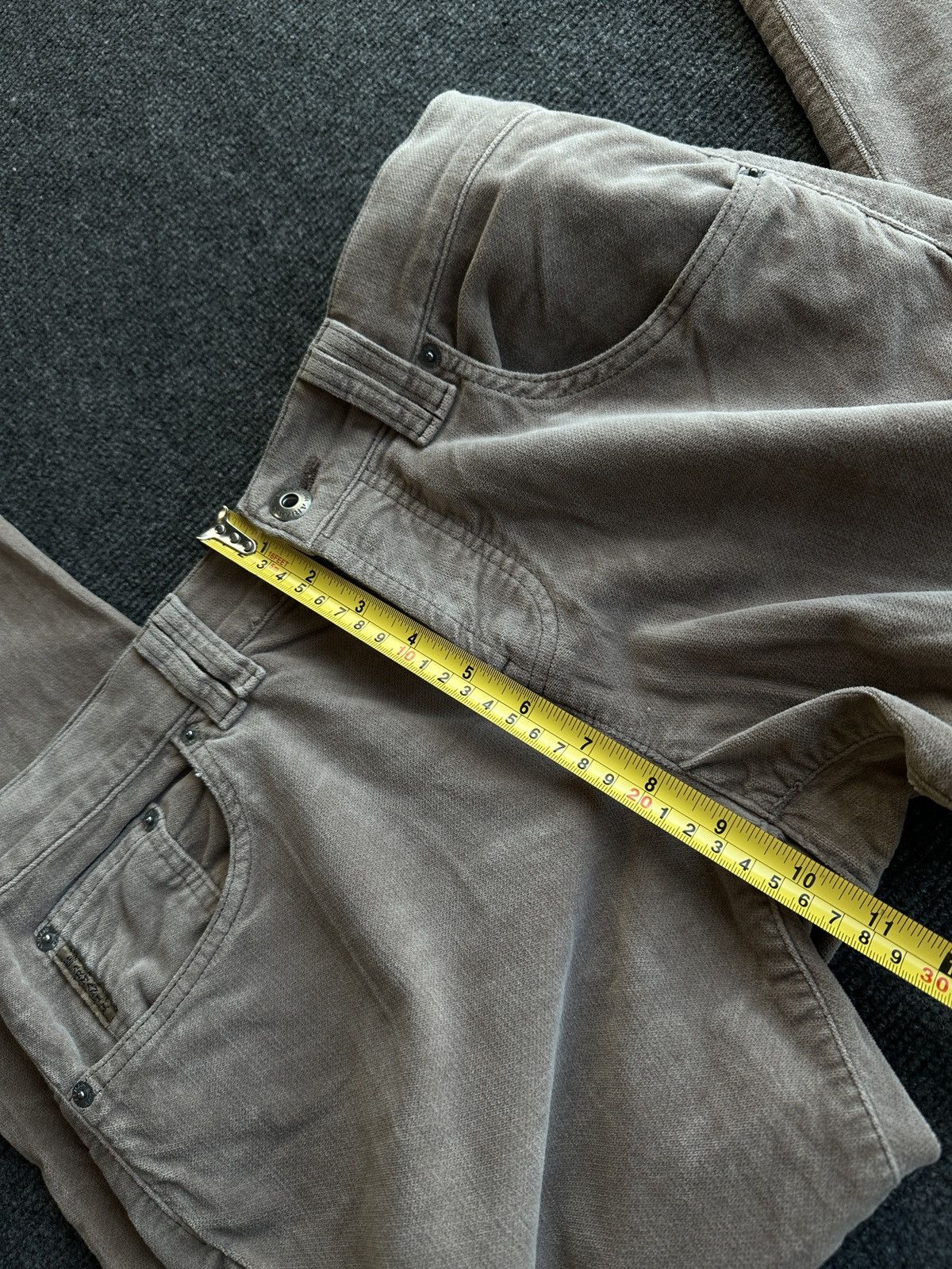 Armani 🚨 ARMANI JEANS LUXURY OLD MONEY relax BEIGE/GRAY Womens Size 30" / US 8 / IT 44 - 22 Thumbnail