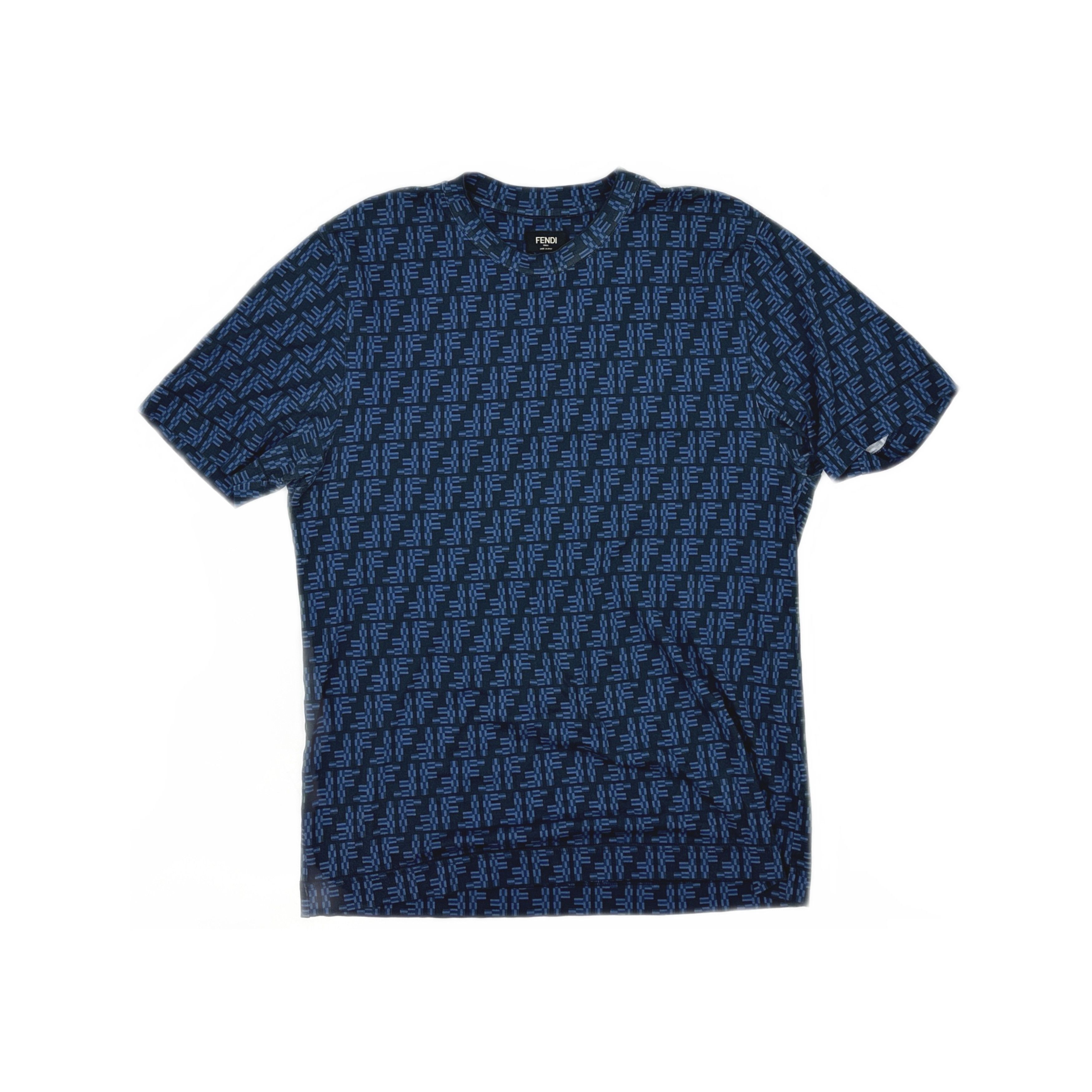 Fendi Fendi FF Logo Pattern T-Shirt Size S Size US S / EU 44-46 / 1 - 1 Thumbnail