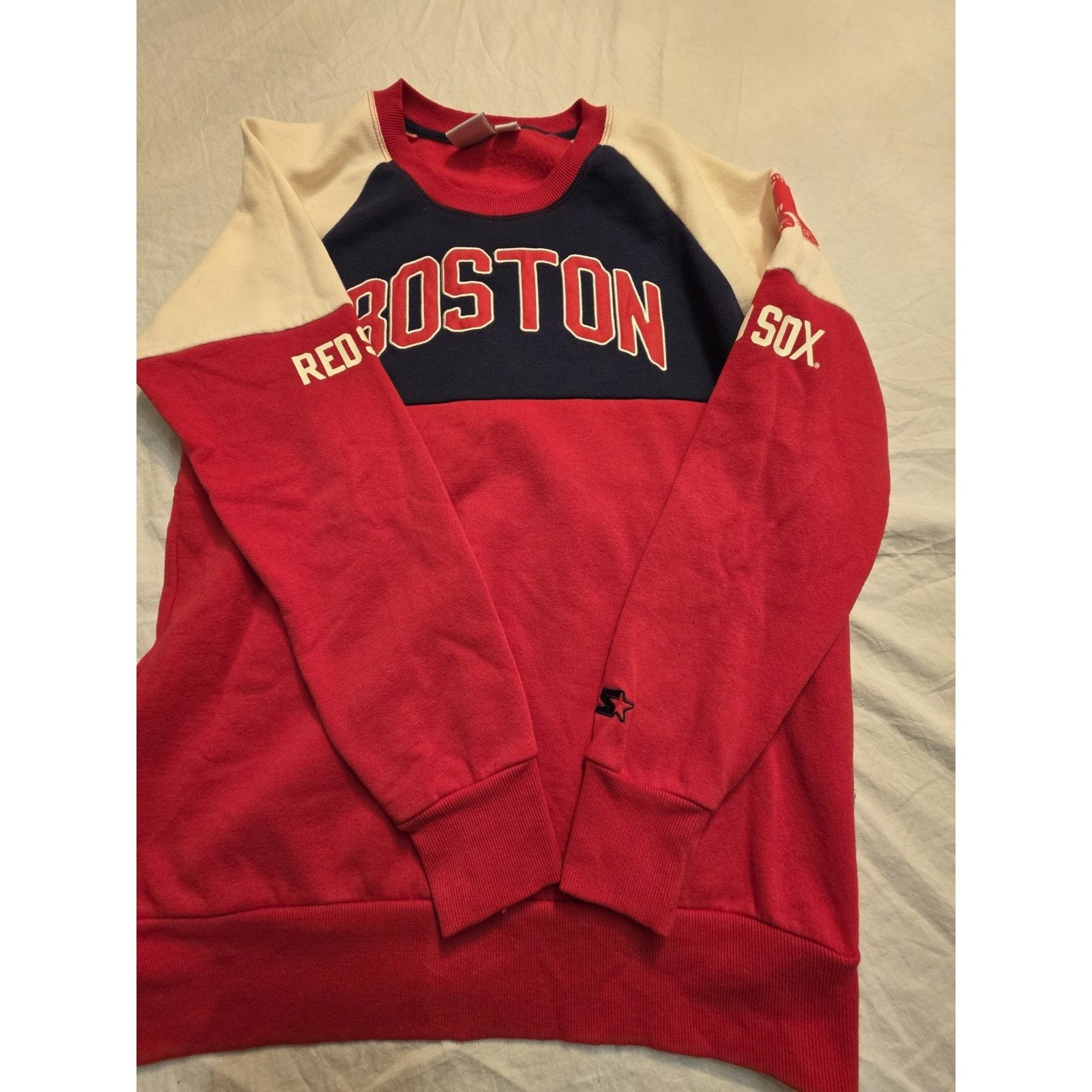 Starter Boston Red Sox Starter Men's Size Medium Longsleeve Crewneck Size US M / EU 48-50 / 2 - 1 Thumbnail