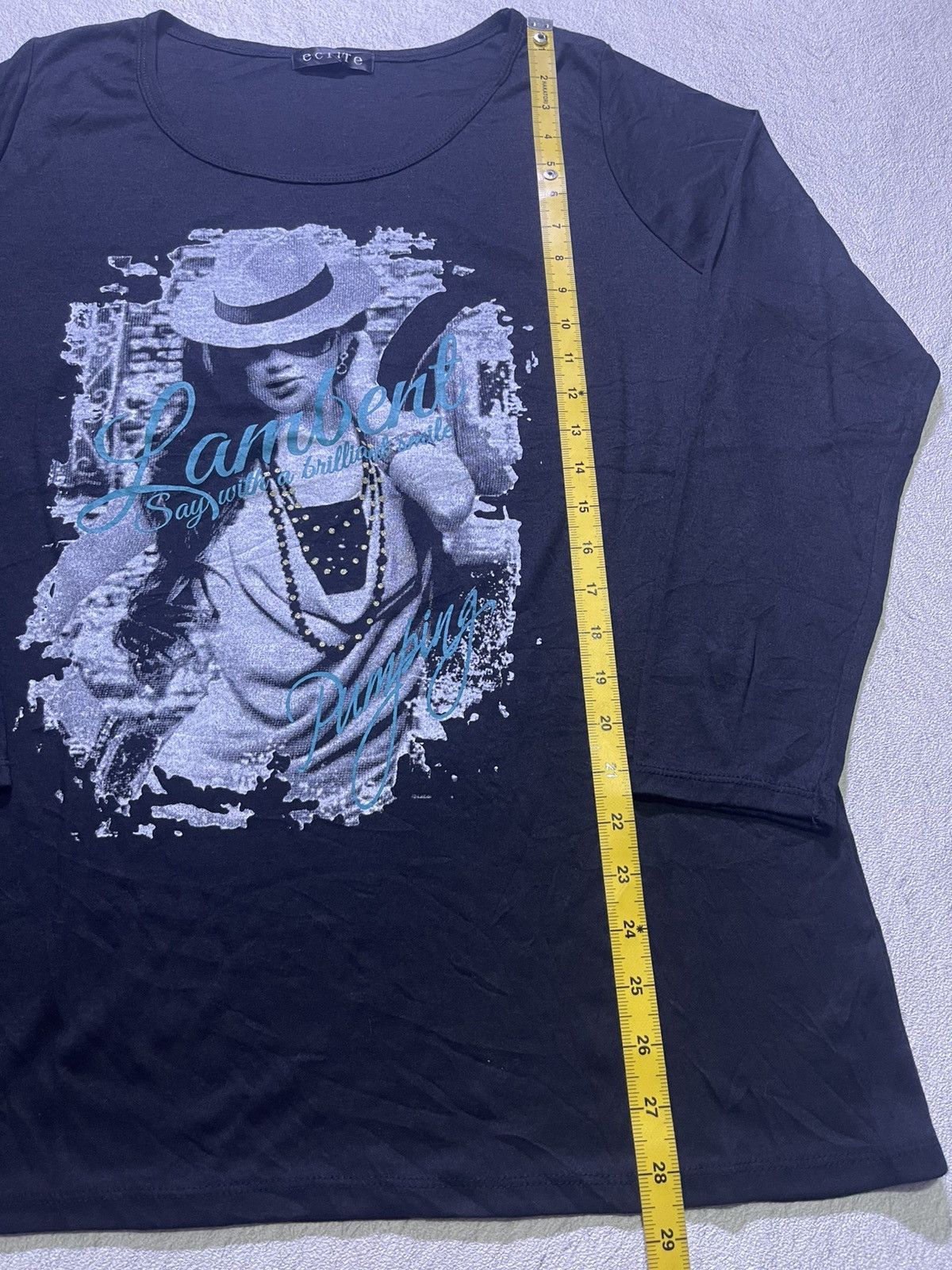 Japanese Brand Y2K ECRIRE long sleeve tshirt Size US M / EU 48-50 / 2 - 7 Thumbnail