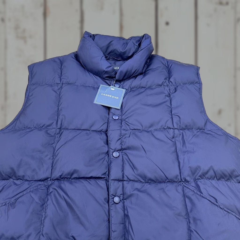 Vintage L.L.Bean Vest Mens Large Blue Goose Down Puffer Quilted Insulated Outdoor Hiking Vest Size US L / EU 52-54 / 3 - 1 Thumbnail