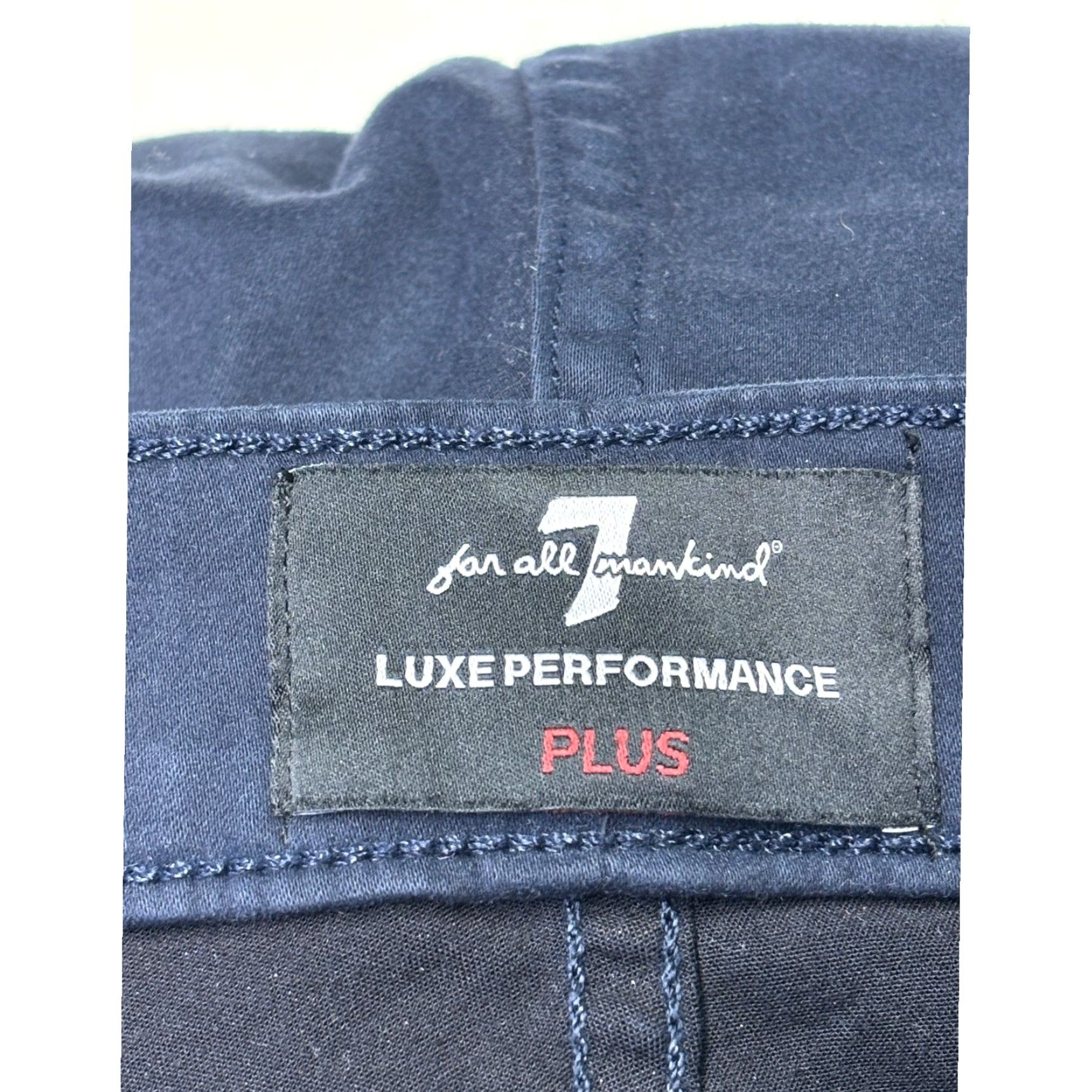 7 For All Mankind 7 For All Mankind Luxe Performance Plus Slimmy Pants Navy Blue 38x30 Slim Straight Chino Mens Fashion Vintage N/A Size US 39 - 5 Thumbnail