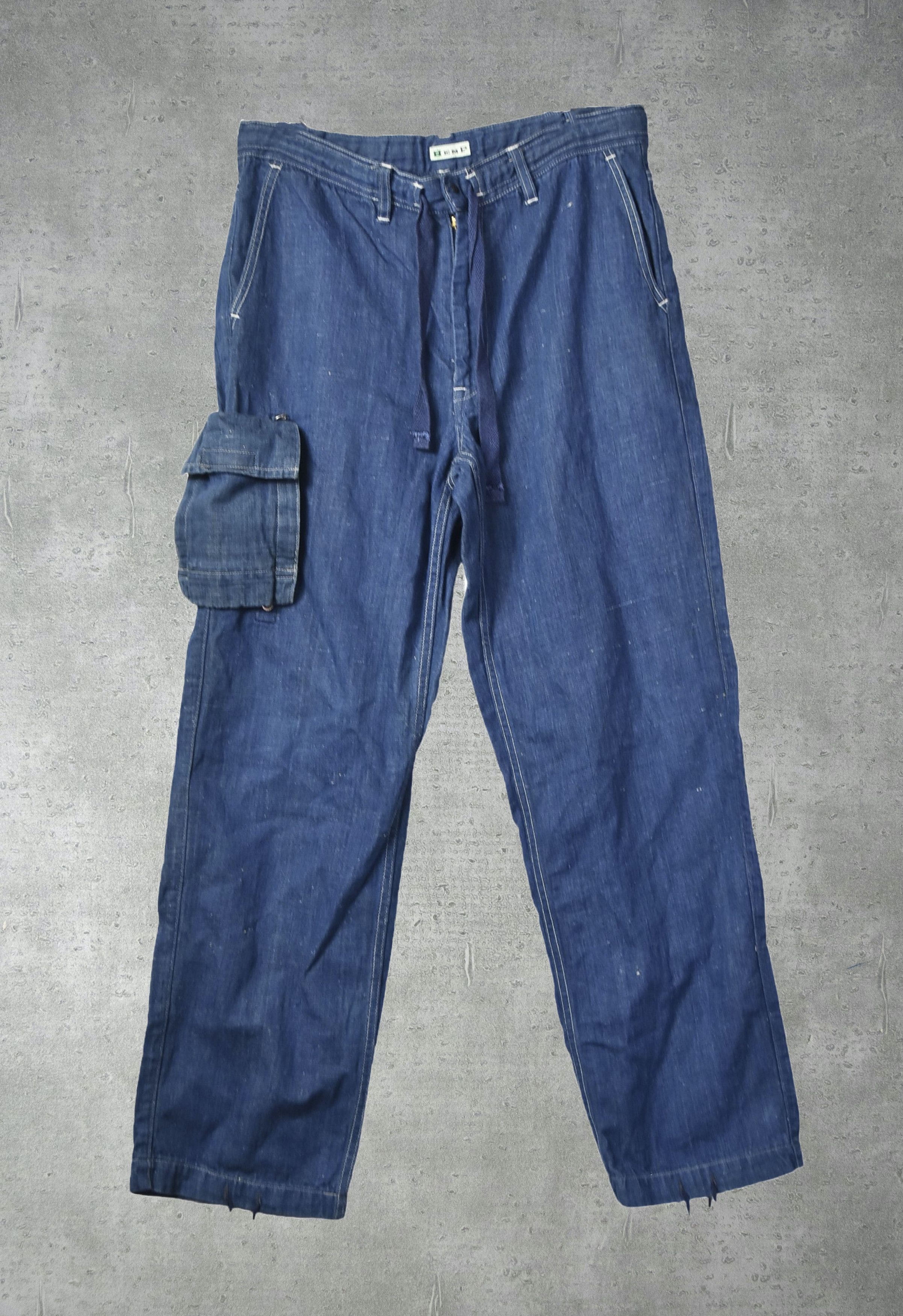 image of Blue Blue Japan Blue Blue/work Pocket Old Design Pants/28188 - 802 82, Men's (Size 33)