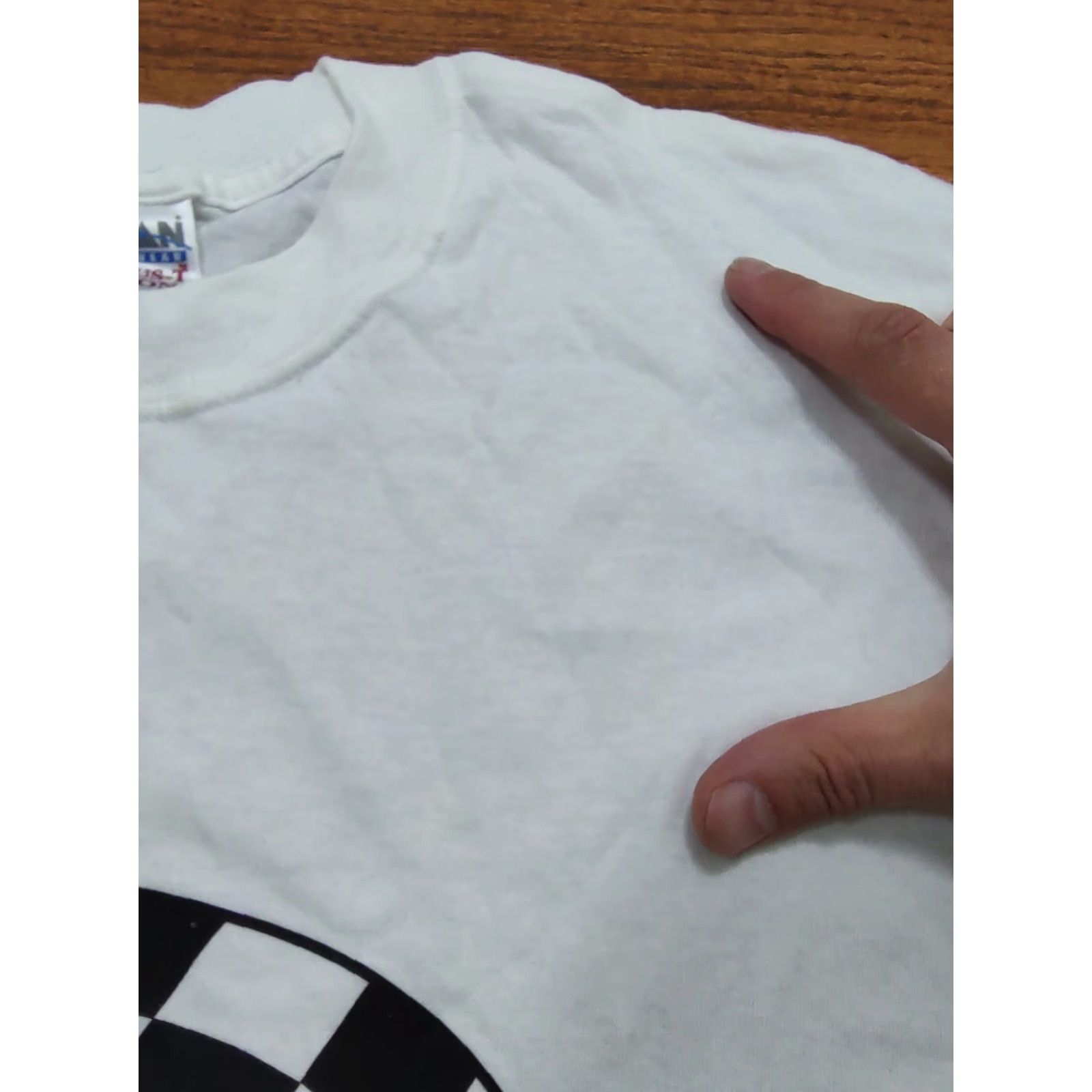 NASCAR VINTAGE Union 76 NASCAR Racing Fuel White T-Shirt Tee XL Crew Neck Short Sleeve Men's 90s White Yellowing Size US M / EU 48-50 / 2 - 4 Thumbnail