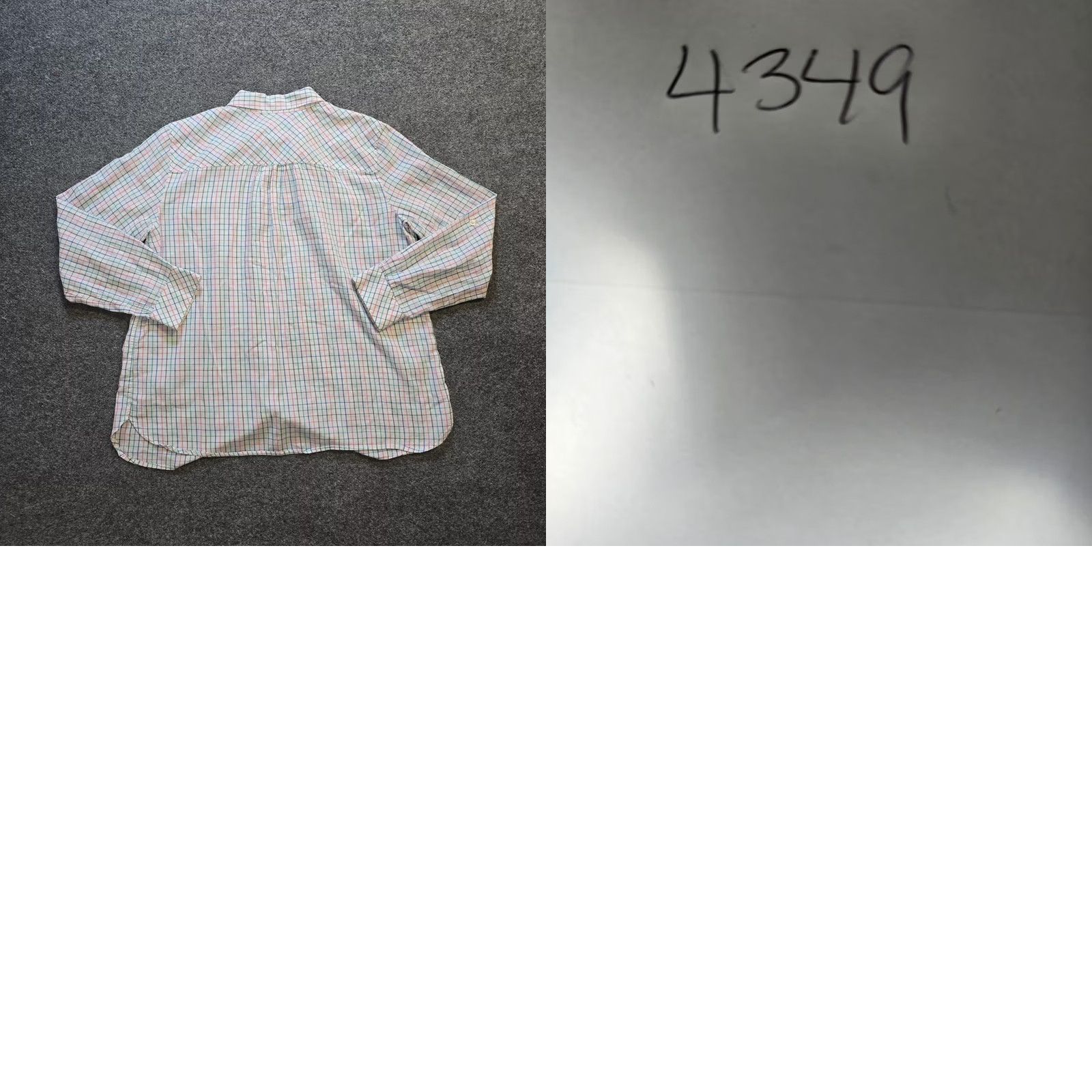 Talbots Talbots Top Womens 1X White Pink Plaid Button-Up Long Sleeve Career Casual Shirt Mens? Size XL / US 12-14 / IT 48-50 - 8 Thumbnail