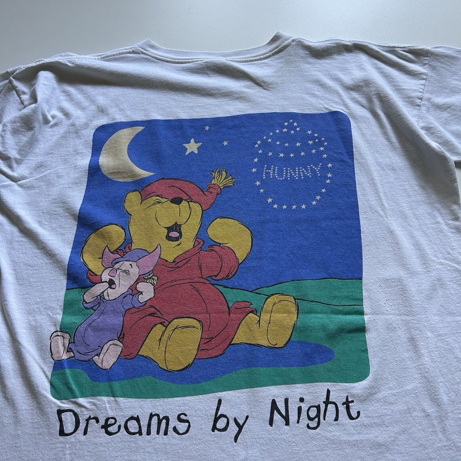 Disney Vintage 90s Winnie The Pooh Piglet Disney T Shirt XXL White Size US XXL / EU 58 / 5 - 4 Thumbnail