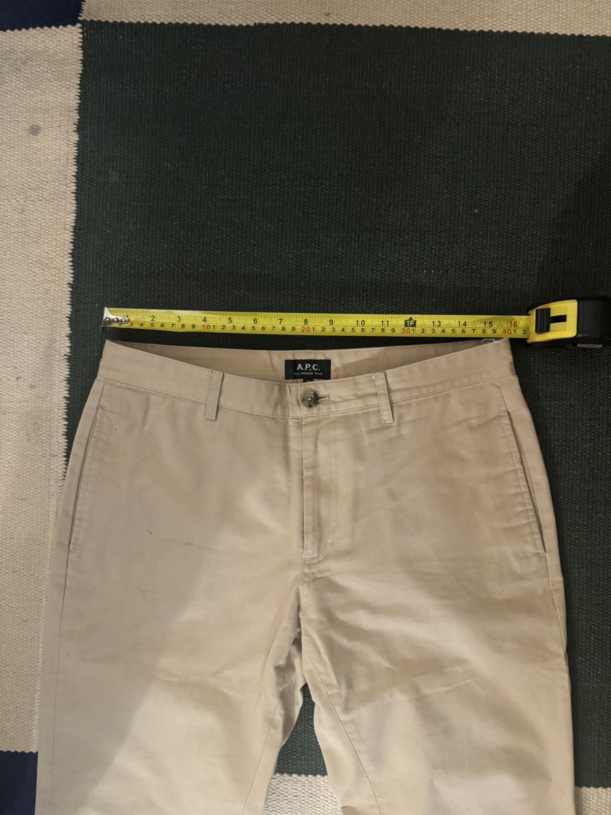A.P.C. Beige A.P.C. Ville Chinos Size US 31 - 4 Thumbnail